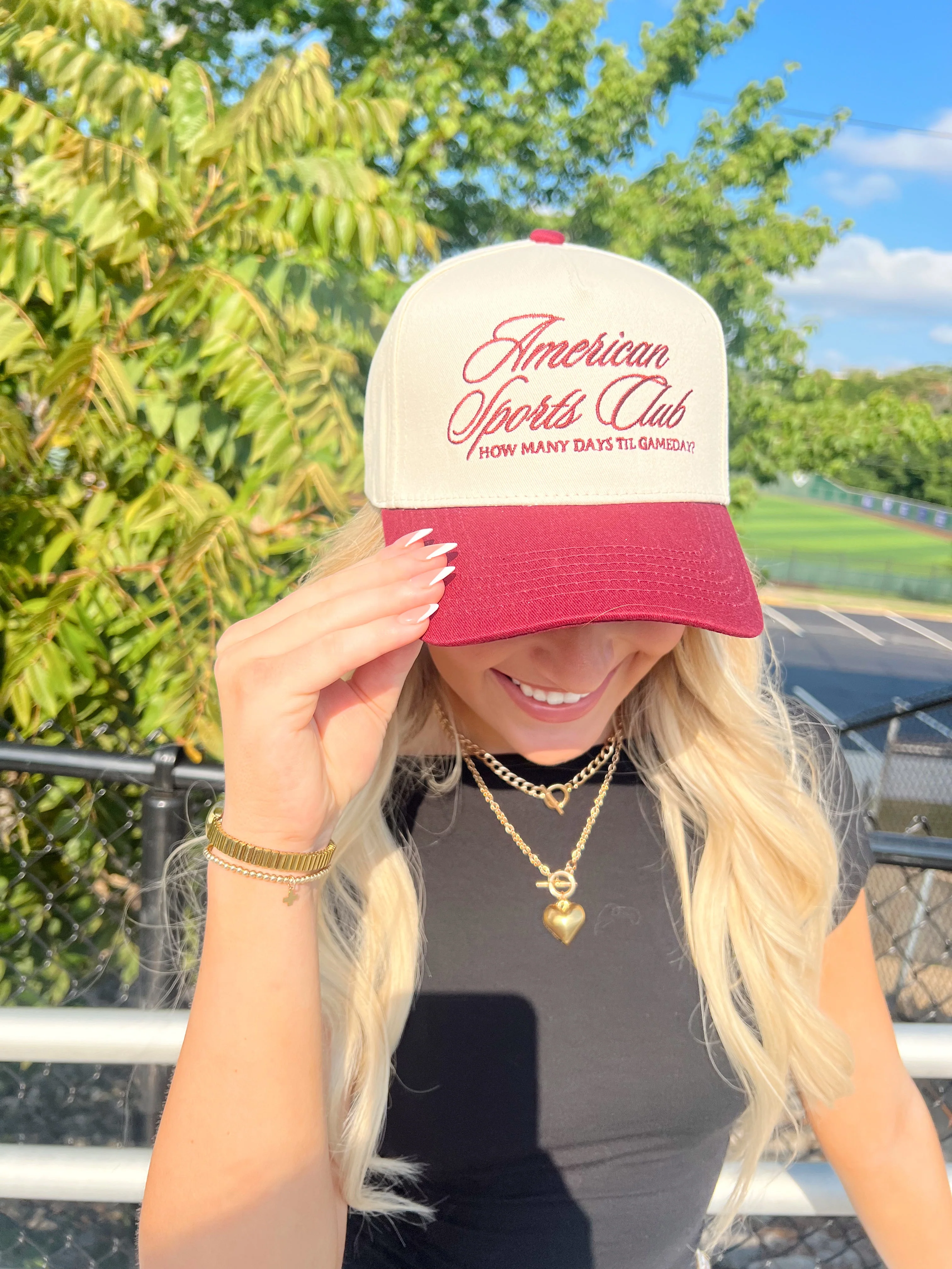 American Sports Club Vintage Trucker Hat - Image 19