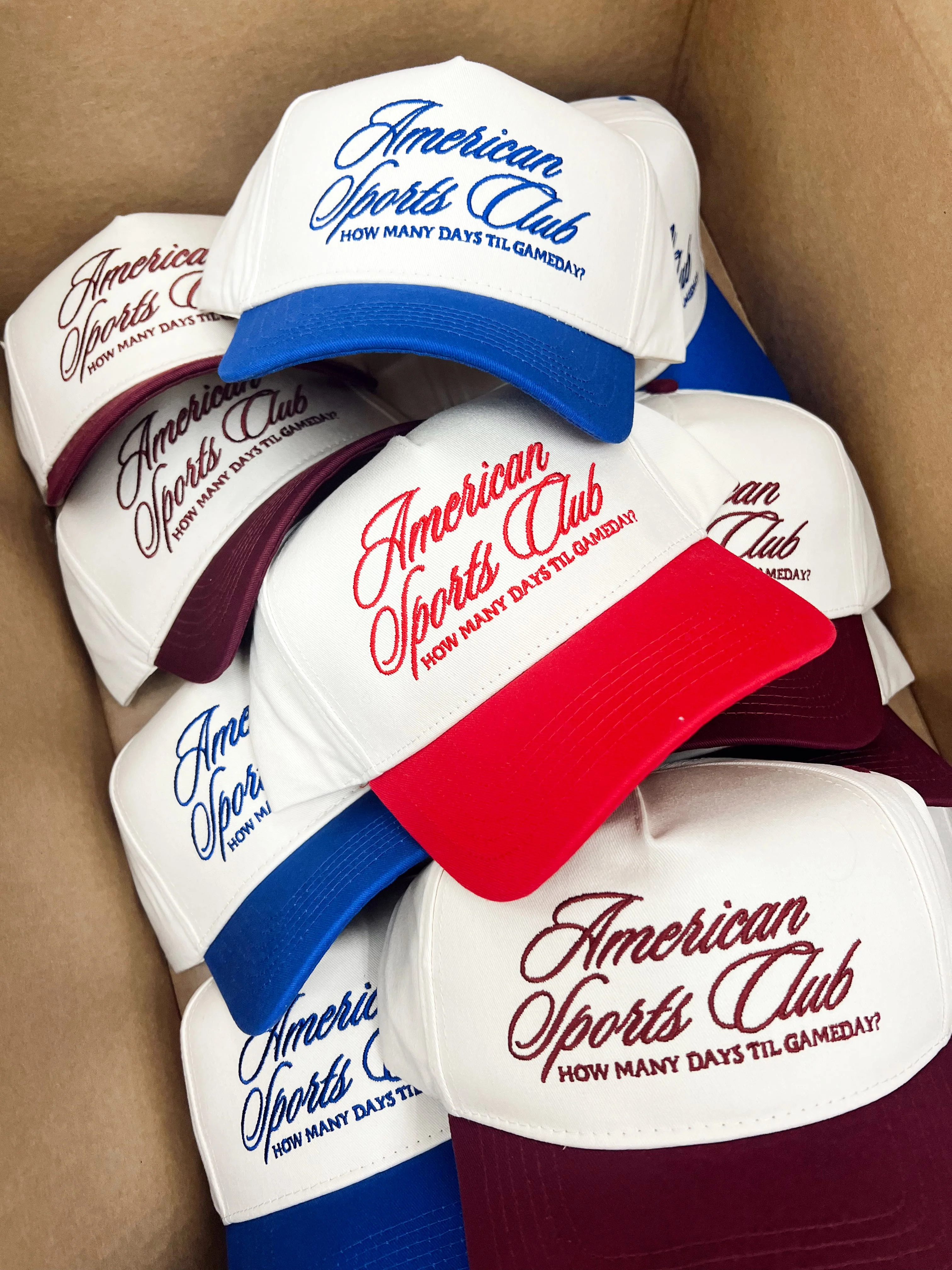 American Sports Club Vintage Trucker Hat - Image 24
