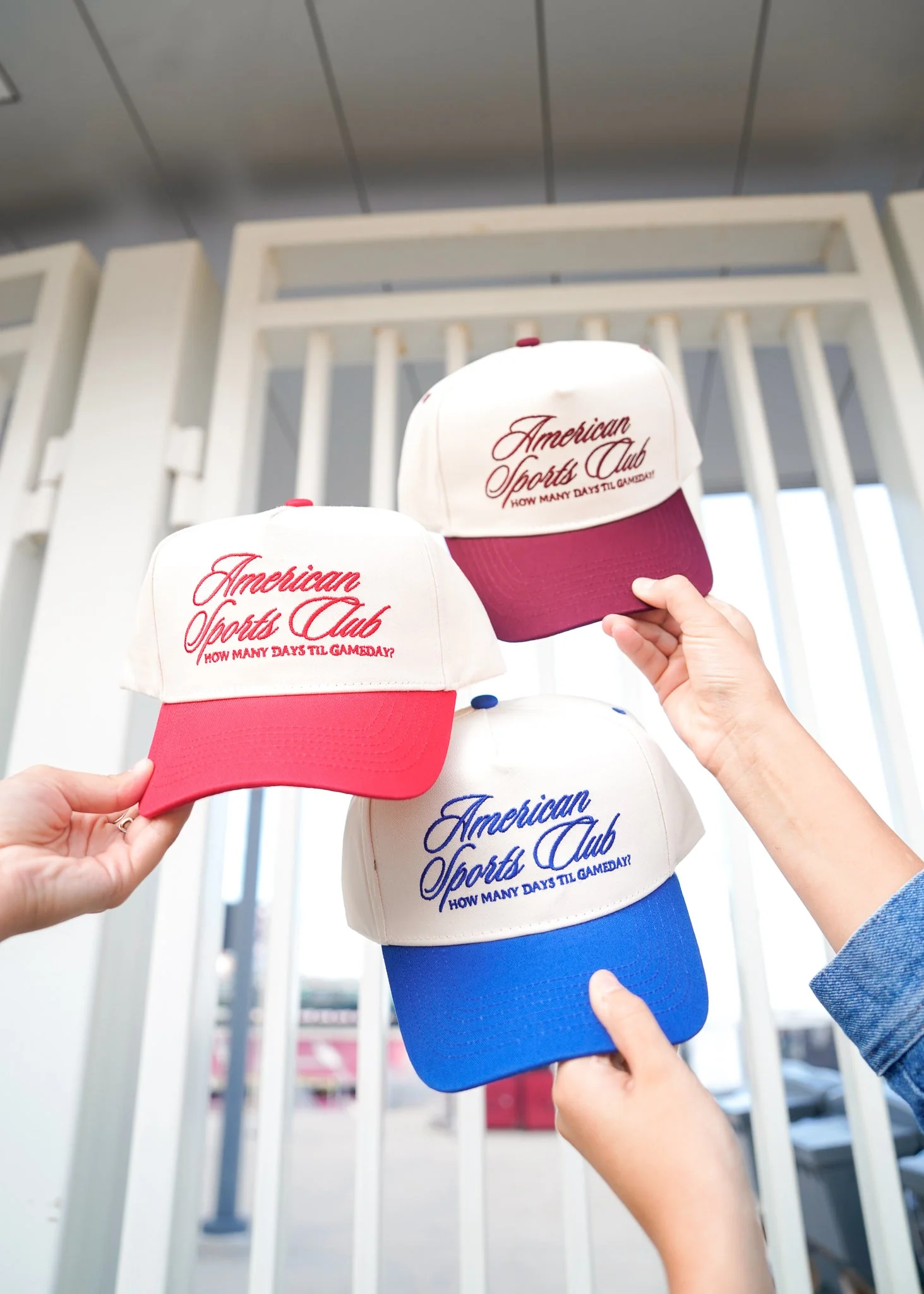 American Sports Club Vintage Trucker Hat - Image 3