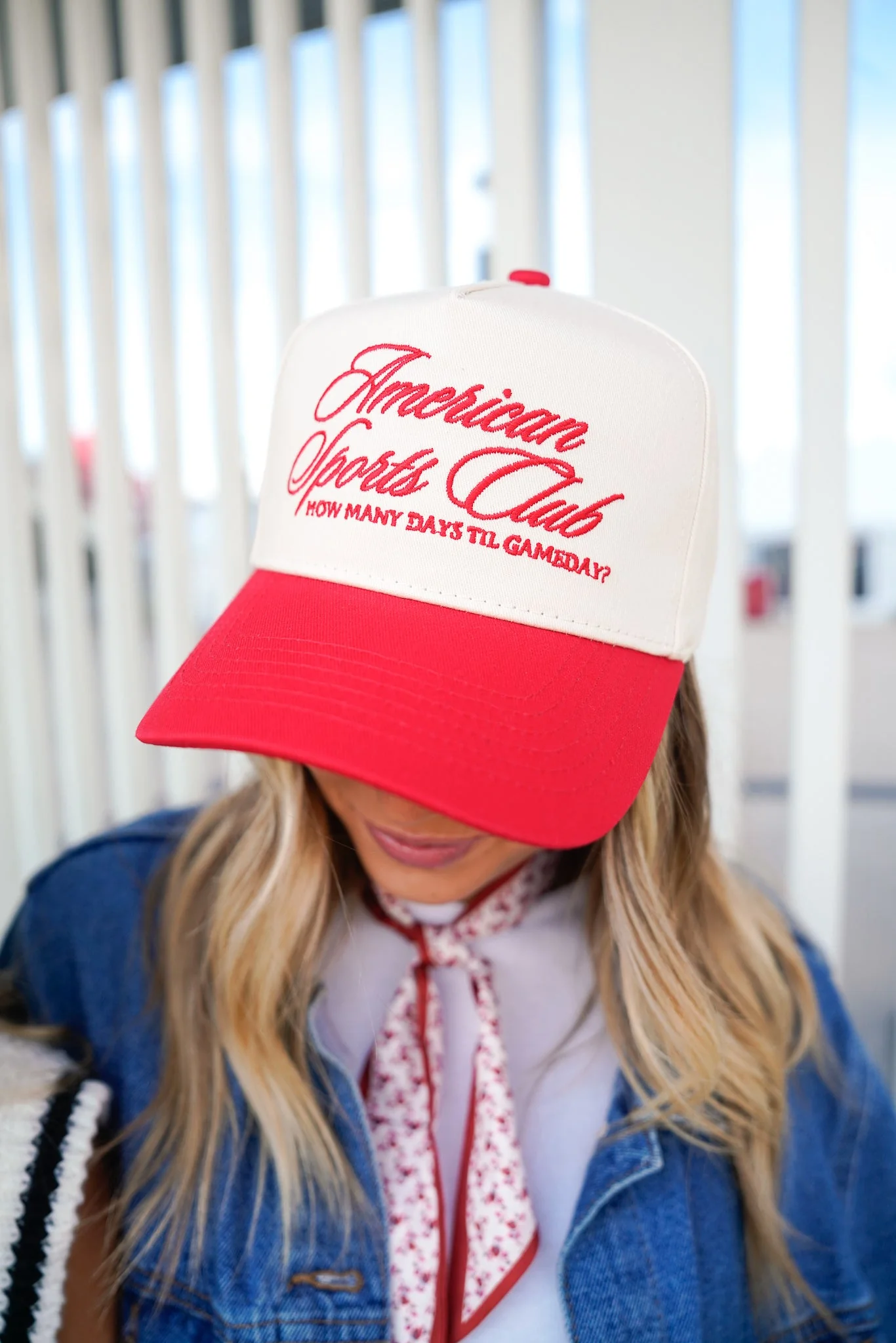 American Sports Club Vintage Trucker Hat - Image 6