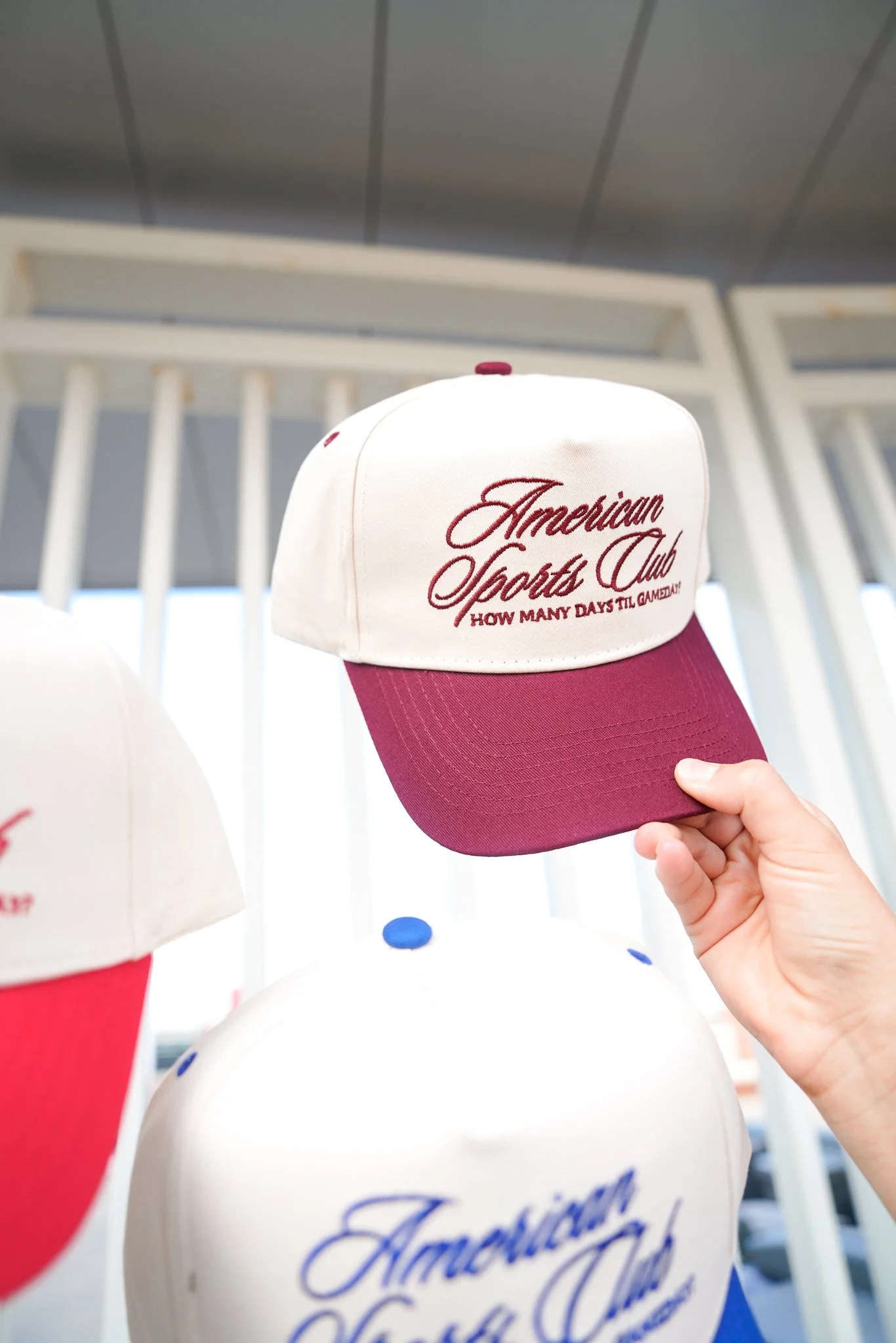 American Sports Club Vintage Trucker Hat - Image 8