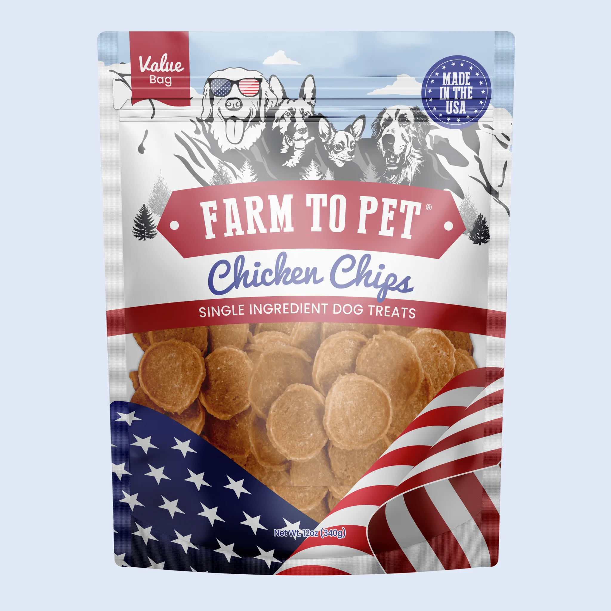 Americana Chicken Chips for Dogs | Celebrate with USA-made Dog Treats - Image 8
