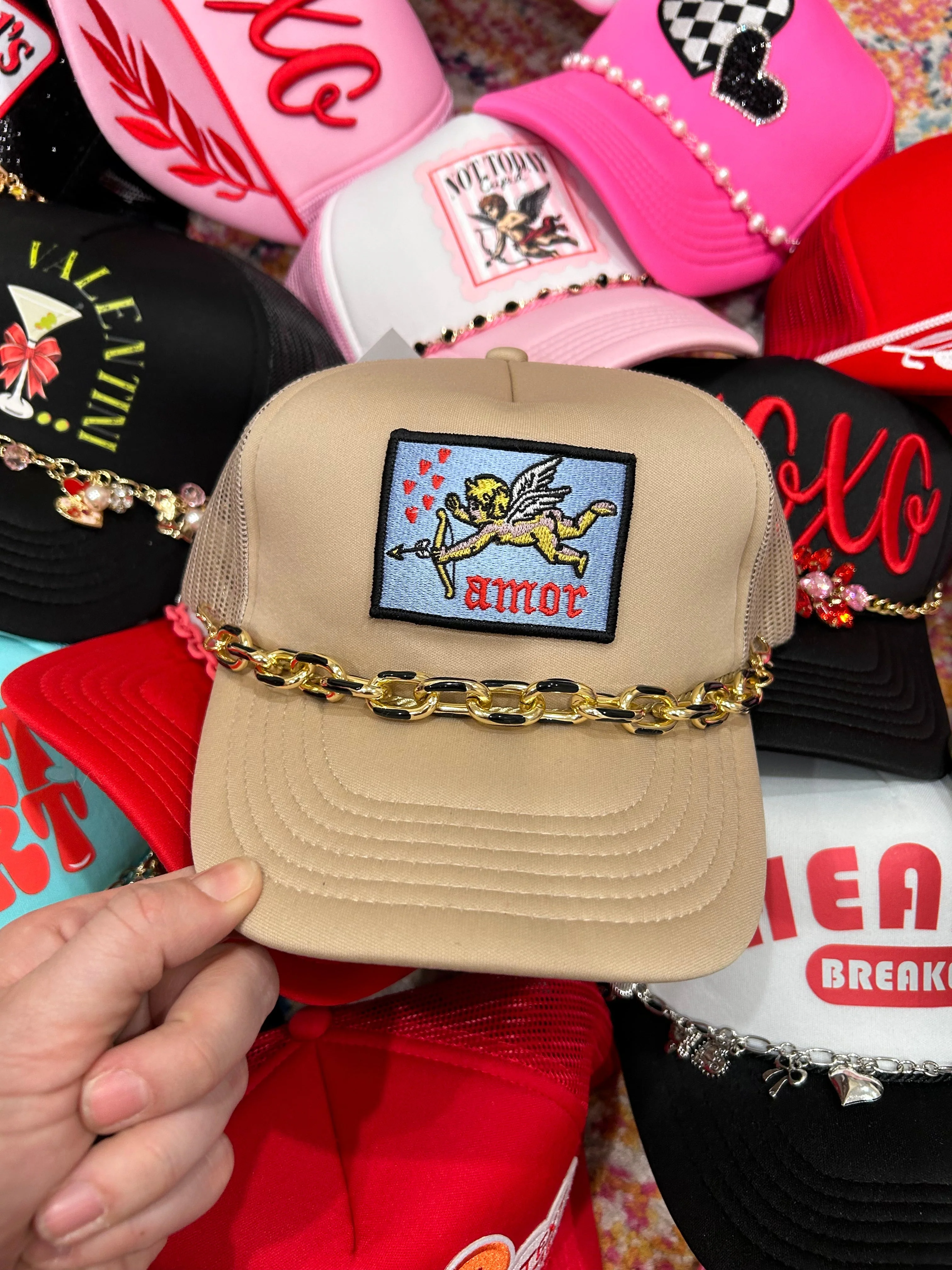 Amor Patched Trucker Hat - Image 2