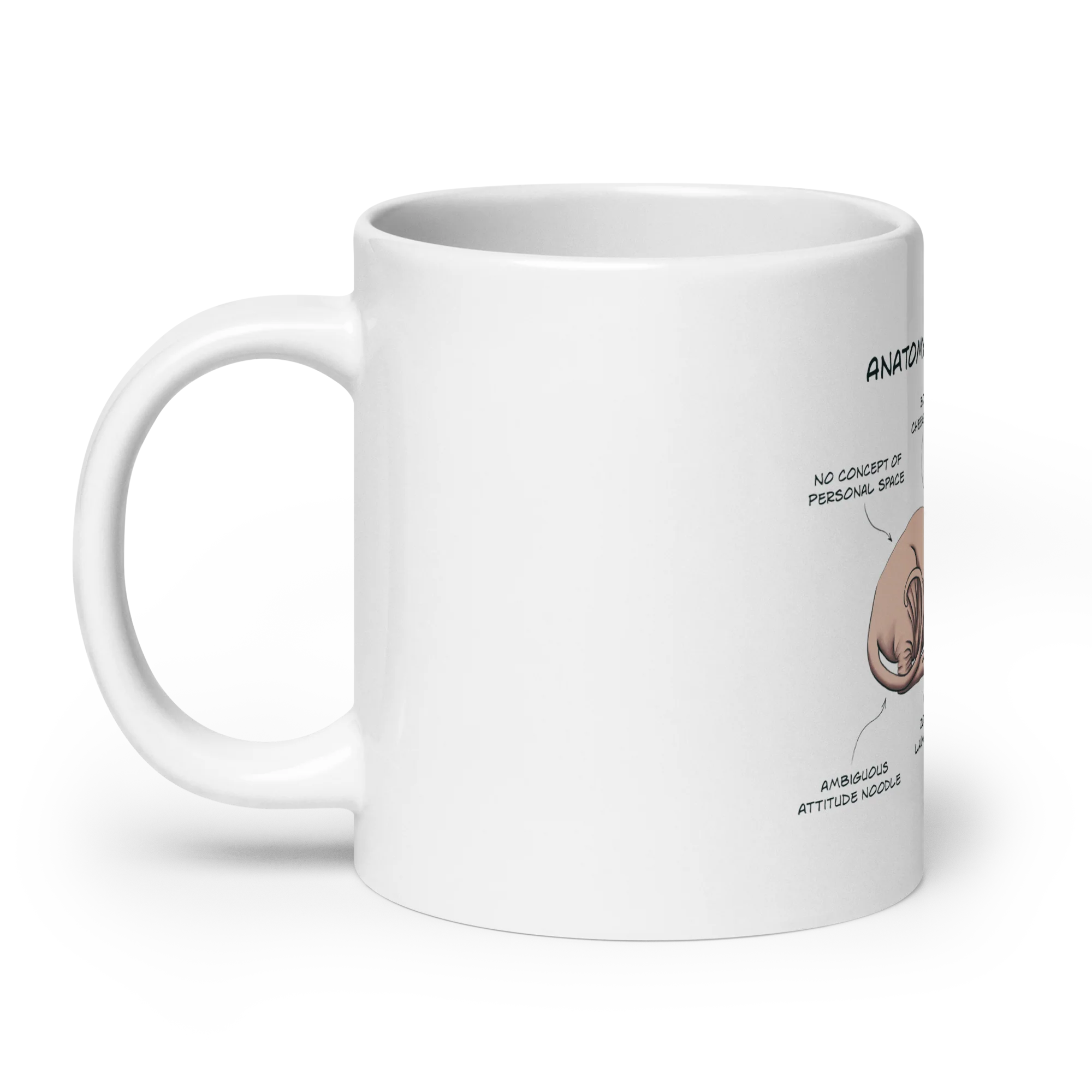 "ANATOMY OF A SPHYNX CAT" COFFEE MUG - Image 8