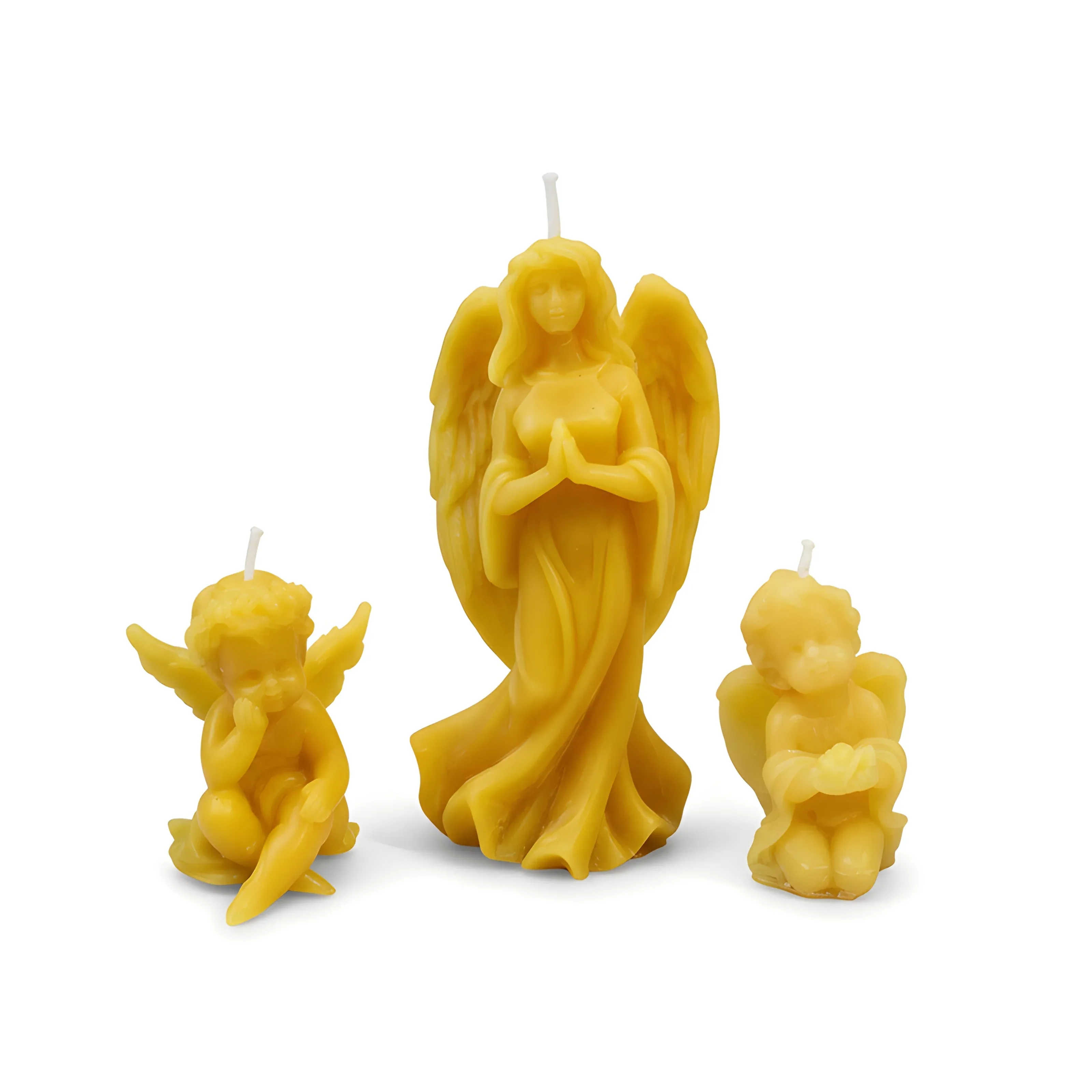 Angel Beeswax Candle Set - Image 3