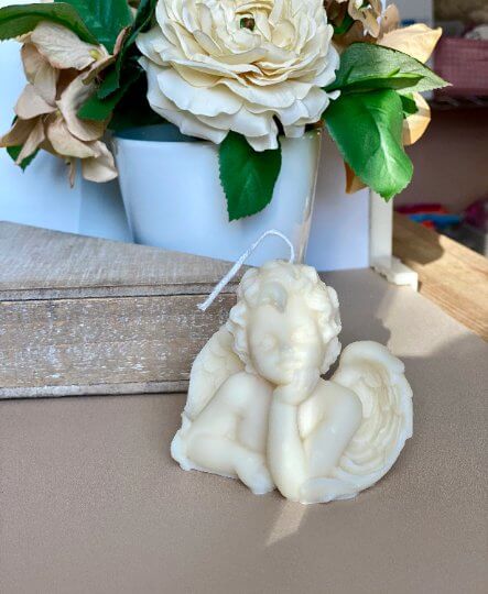 Angel Candle | Sculptural Soy Wax - Image 4