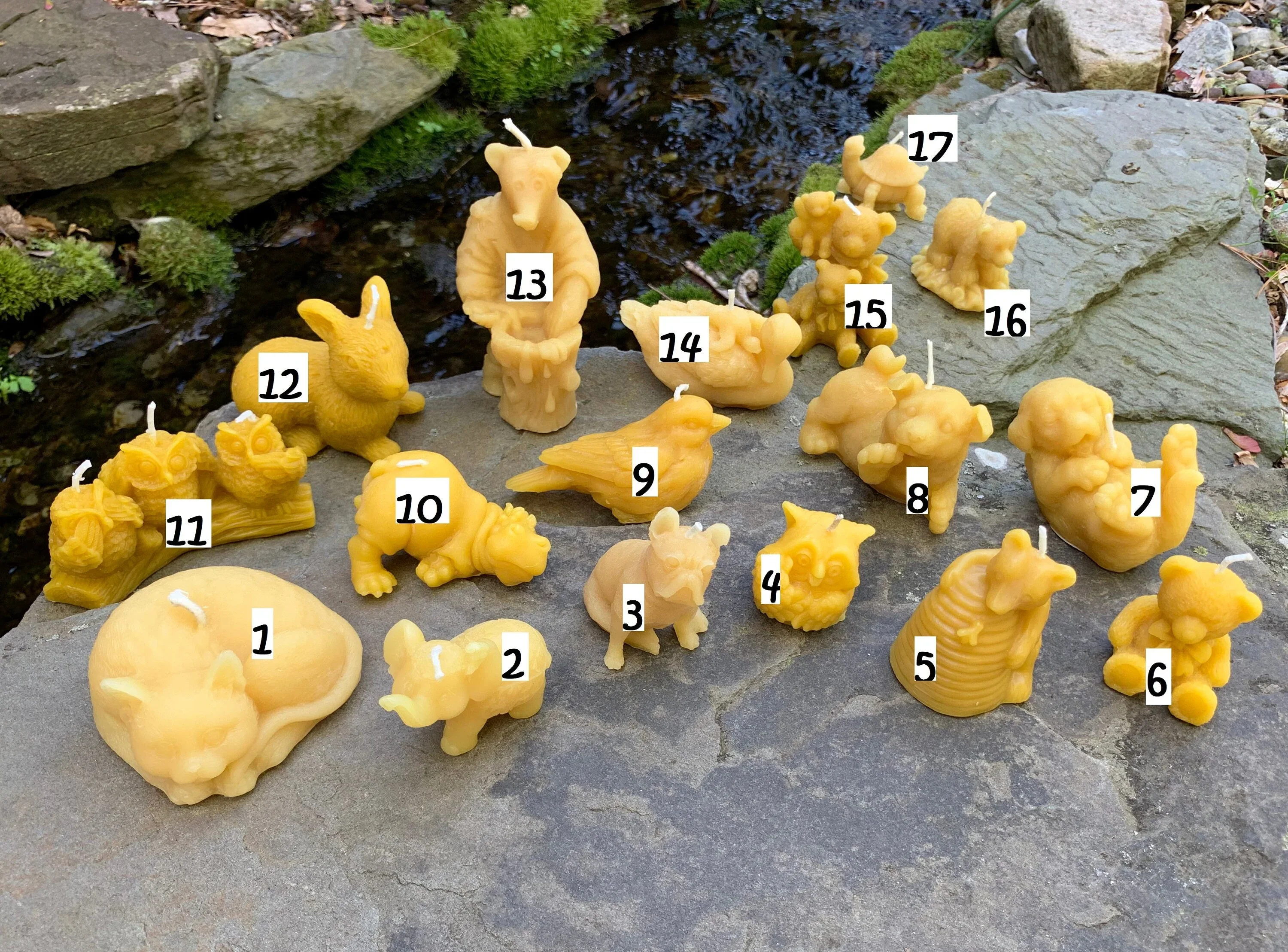 Animal Candles | Cute Creature Collection of Beeswax Candles - Image 3