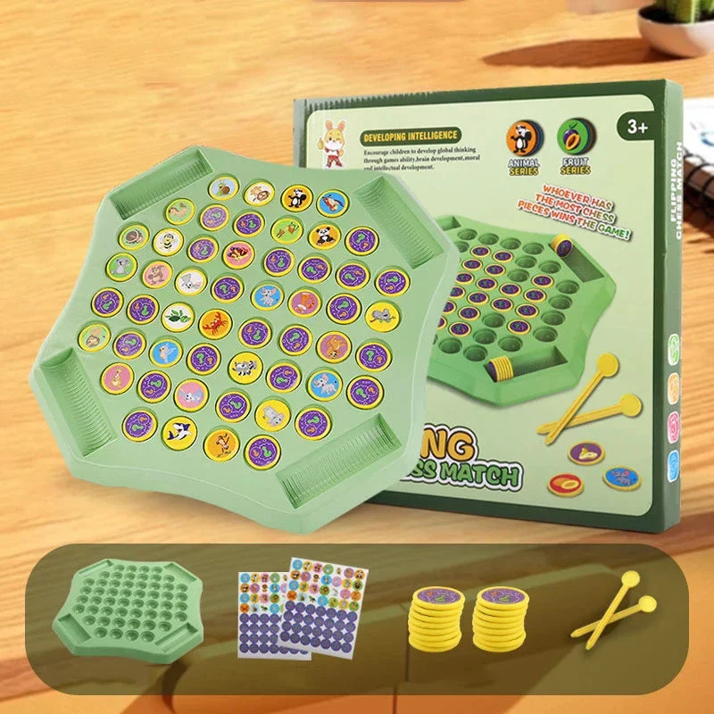 Animal Flip Chess – Fun Memory Game for Kids & Family Board Game - Image 7