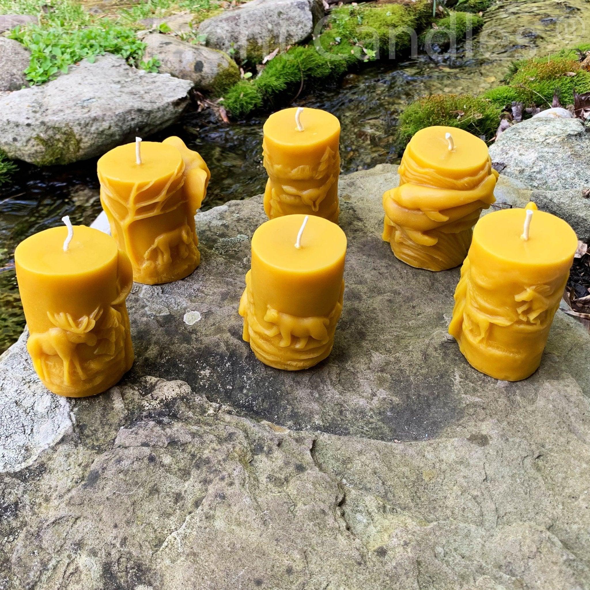 Animal Pillar Beeswax Candles - Image 2