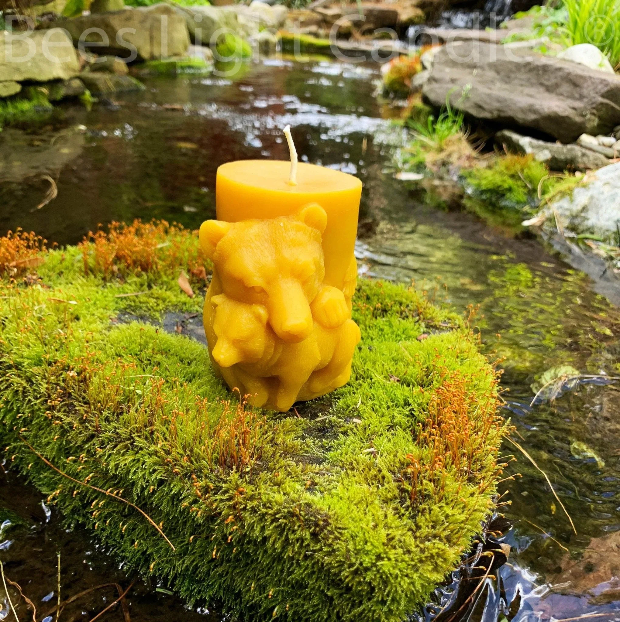 Animal Pillar Beeswax Candles - Image 3