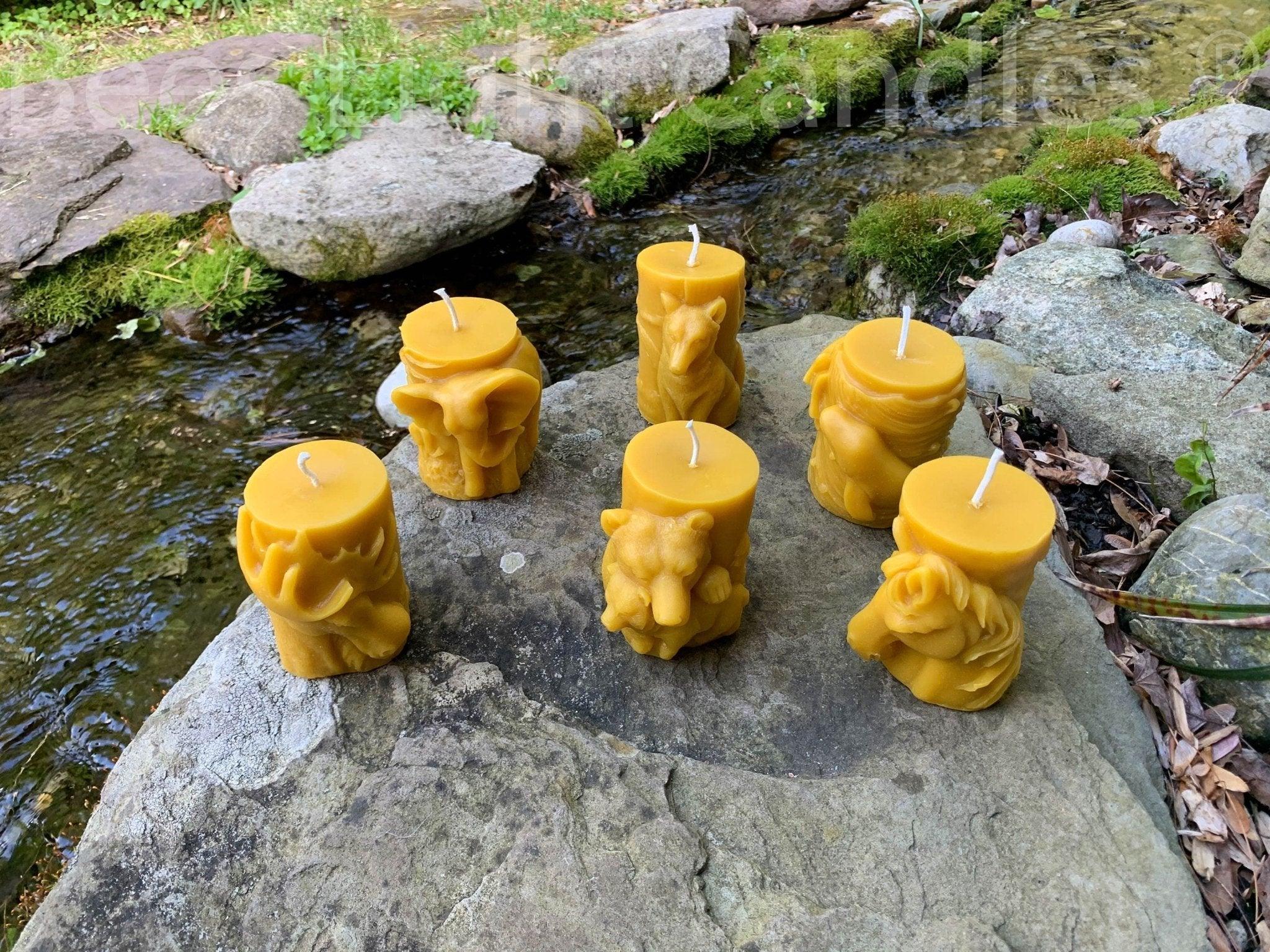 Animal Pillar Beeswax Candles - Image 9