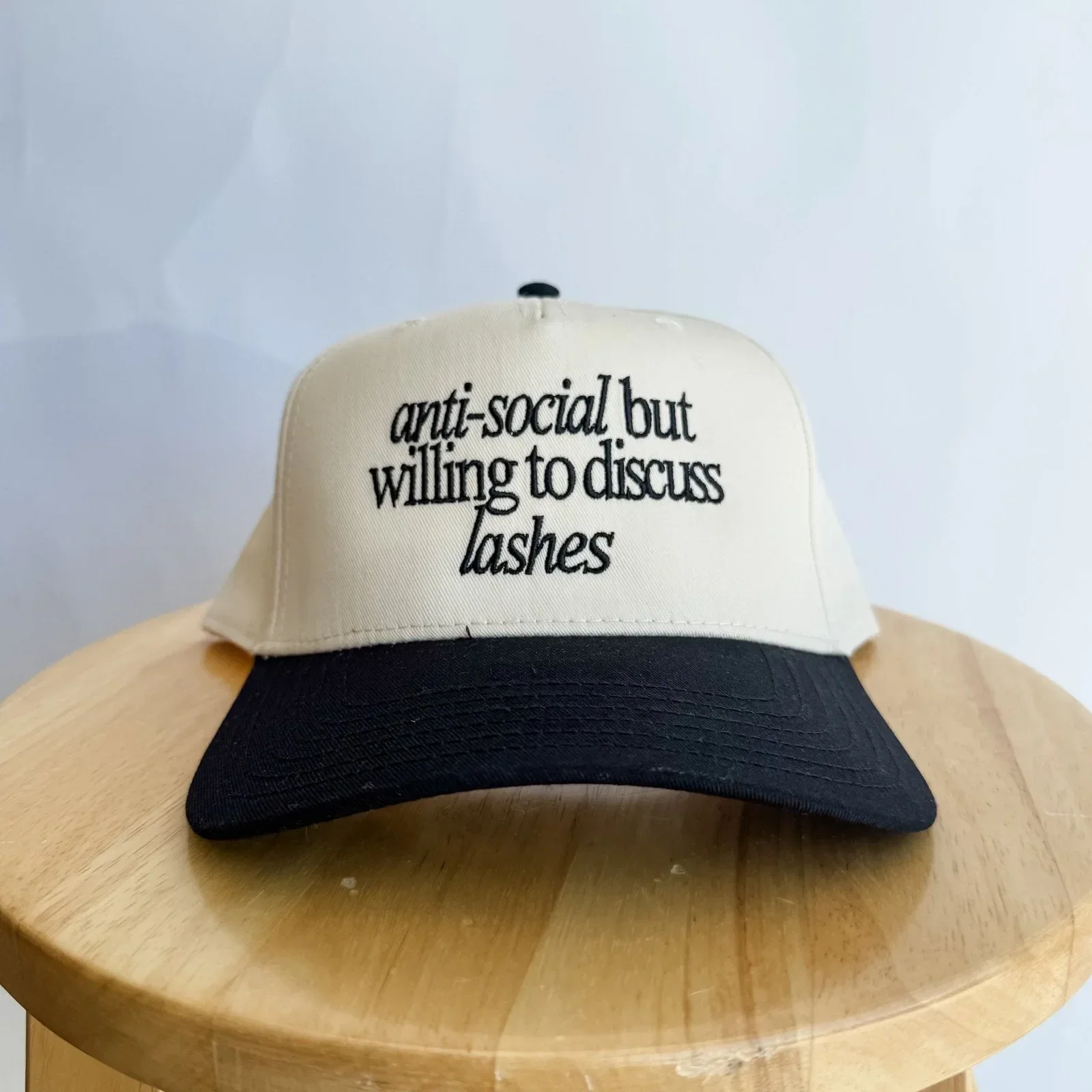Anti-Social but willing to discuss - Trucker Hat - Image 3
