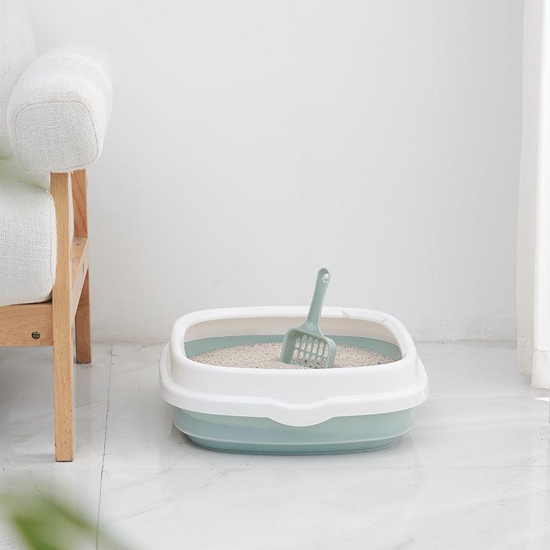 Anti-Splash Pet Litter Box with Scoop - Image 3