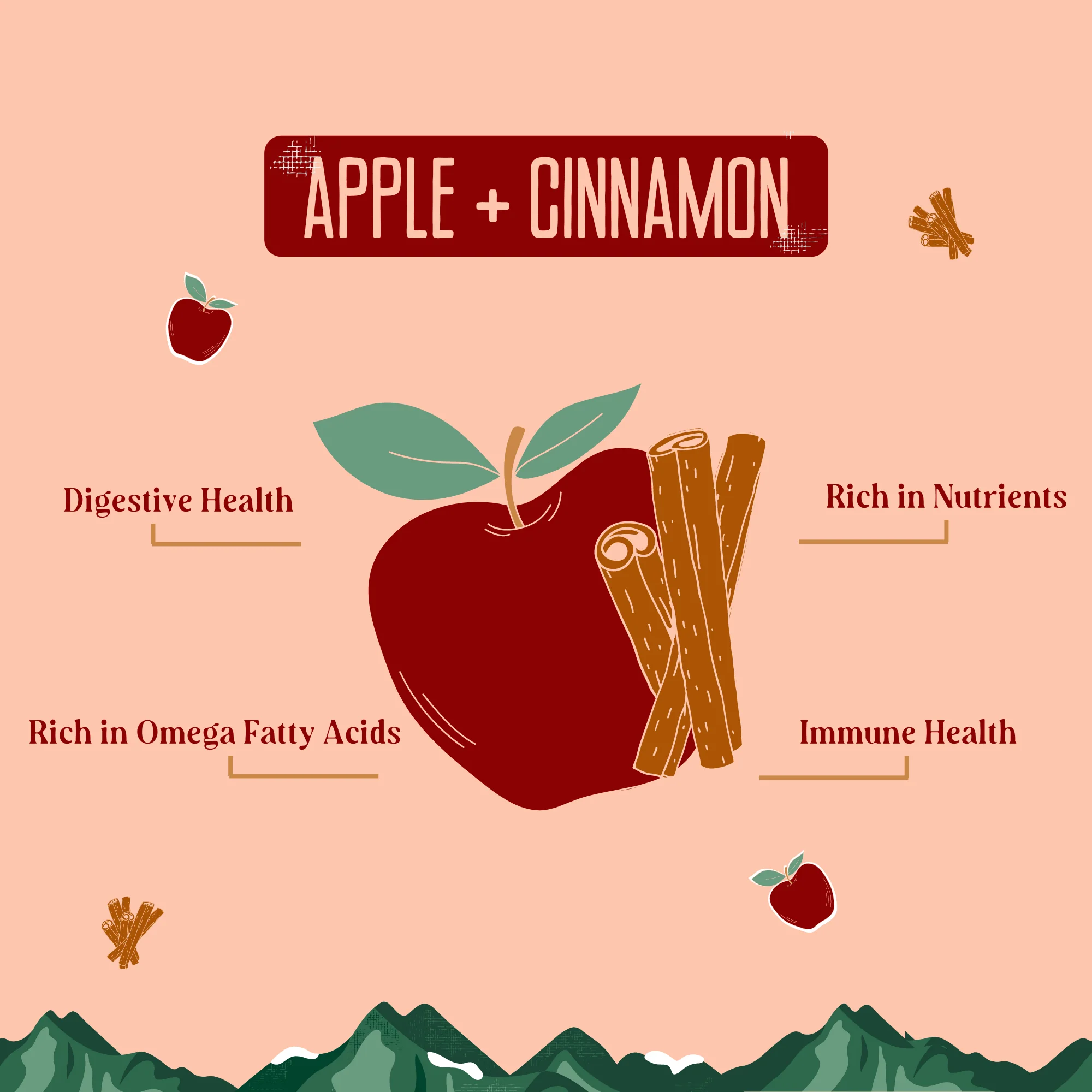 Apple & Cinnamon Chews for Dogs - Image 2