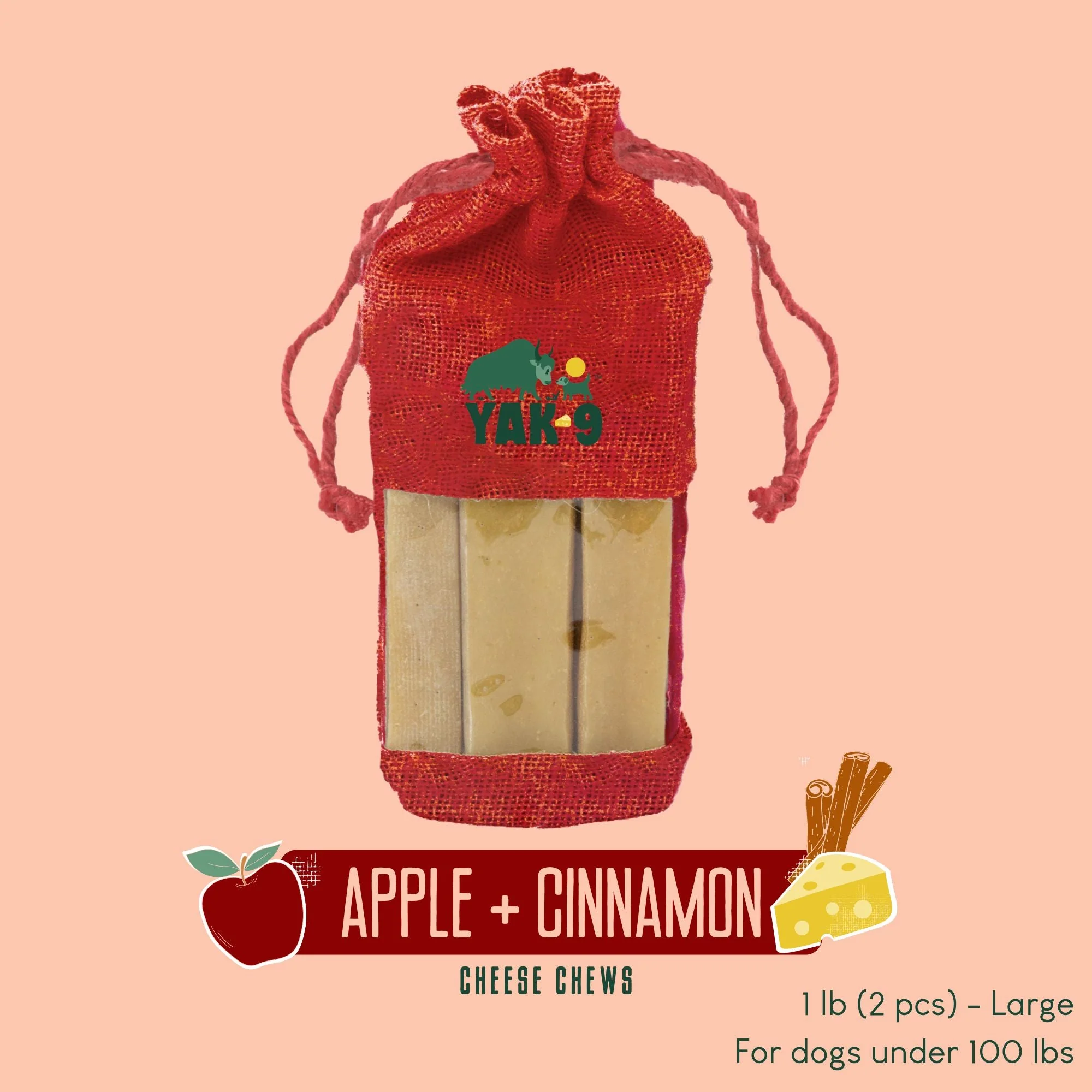 Apple & Cinnamon Chews for Dogs - Image 3