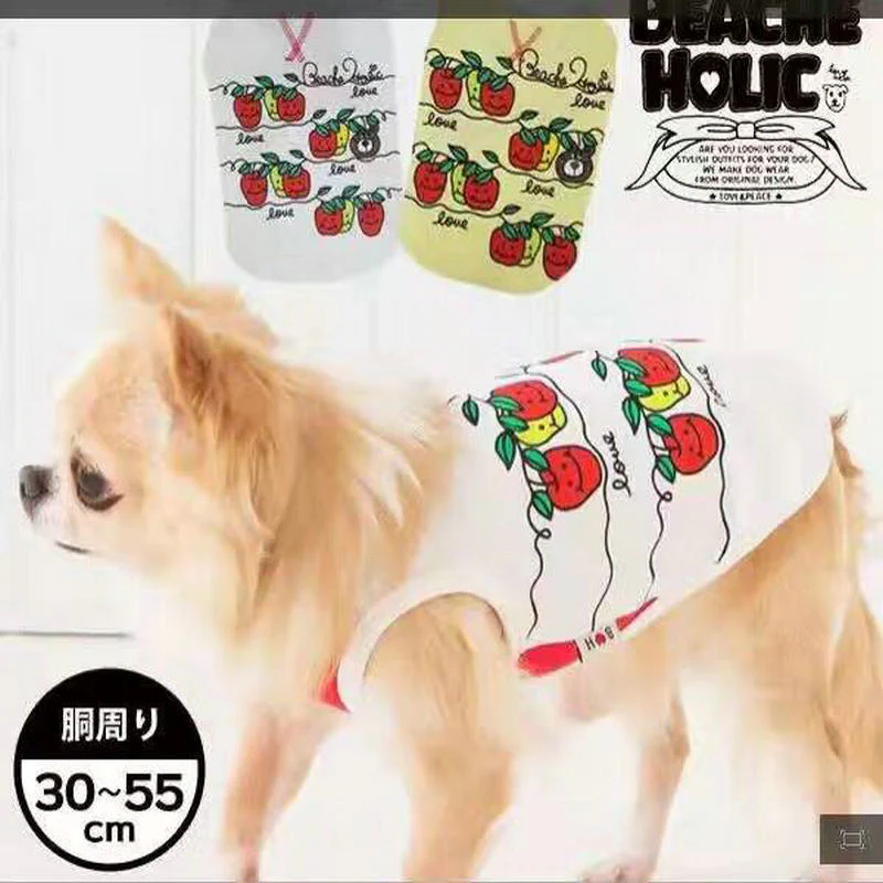 Apple Print Dog Tank + Lightweight & Cute Summer Style - Image 2