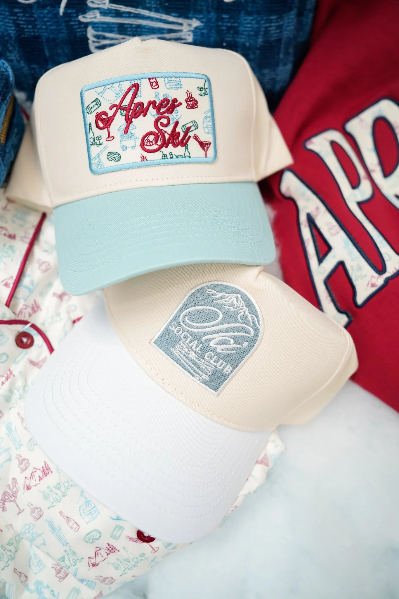 Apres Ski - Baby Blue Vintage Trucker Hat - Image 13