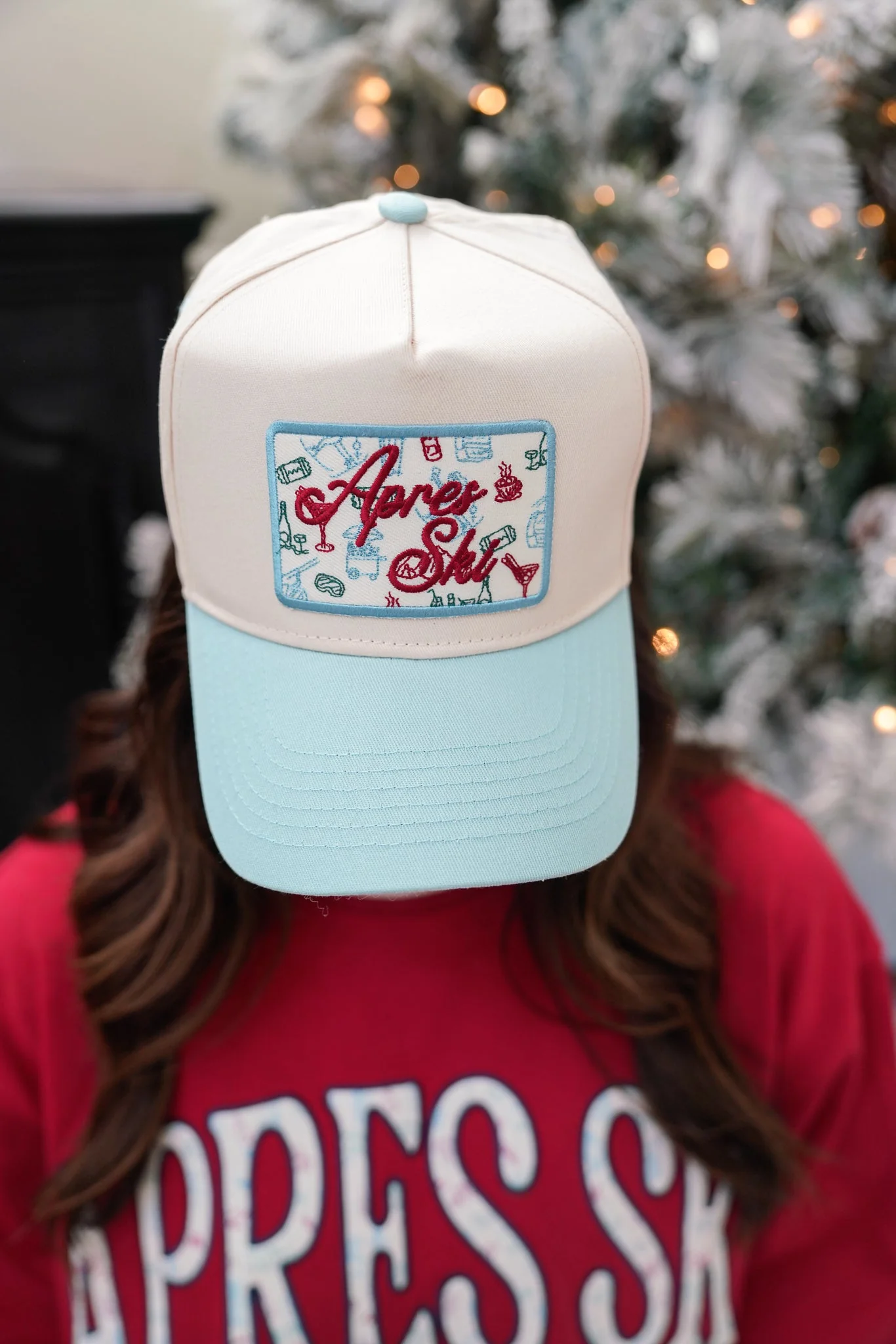 Apres Ski - Baby Blue Vintage Trucker Hat - Image 4