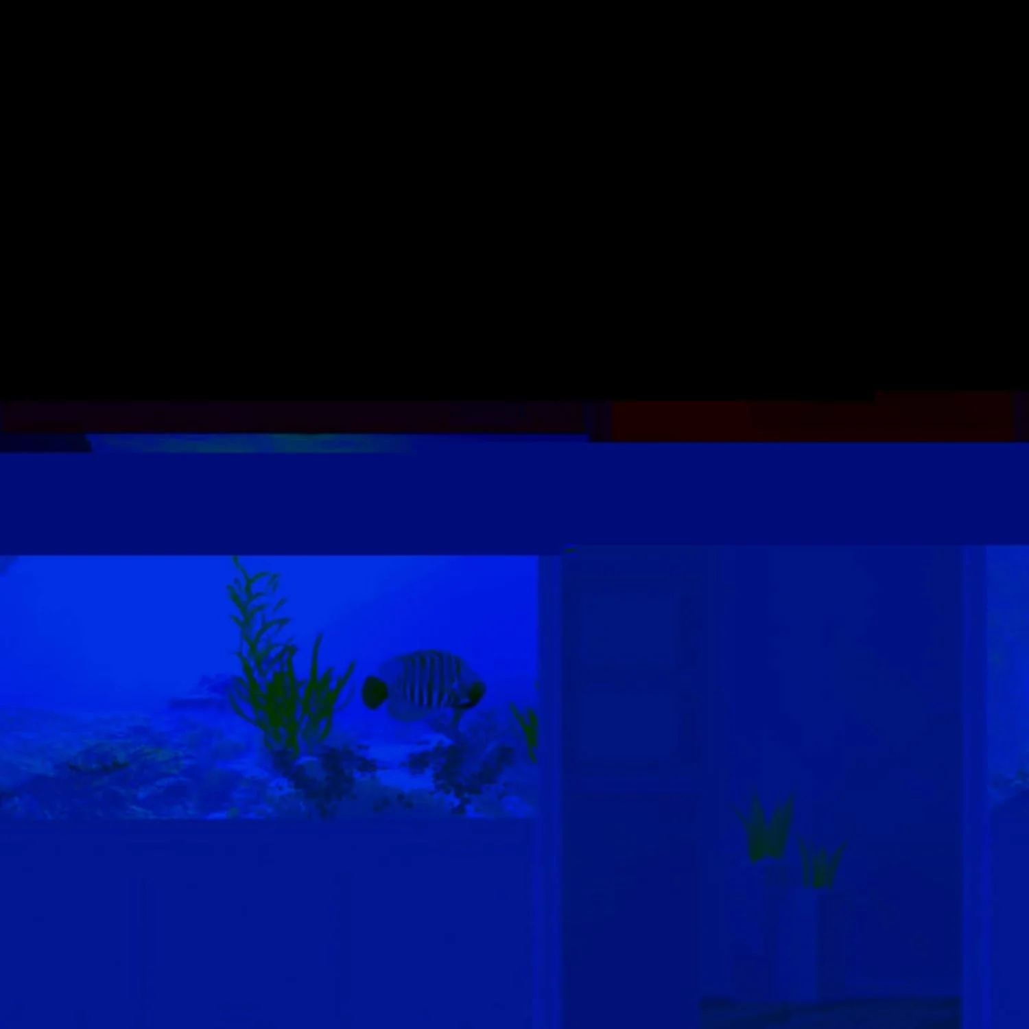 Aquarium Poster, Effect Underwater Background Sticker Thicken PVC Adhesive Static Cling Backdrop Fish Decorative Paper(61×30Cm) - Image 6