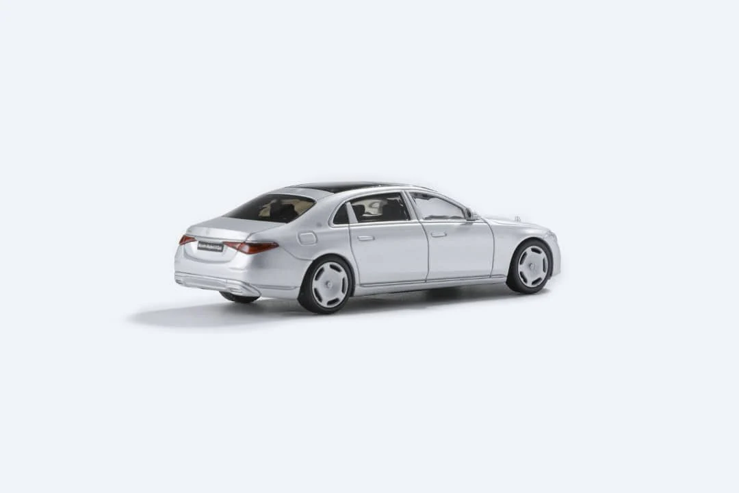 AR BOX 2021 Mercedes-Benz Maybach W223 Matte Silver 1:64 - Image 5