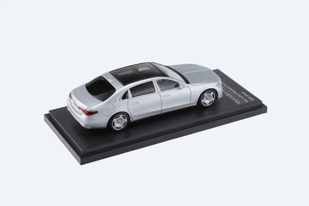 AR BOX 2021 Mercedes-Benz Maybach W223 Matte Silver 1:64 - Image 6