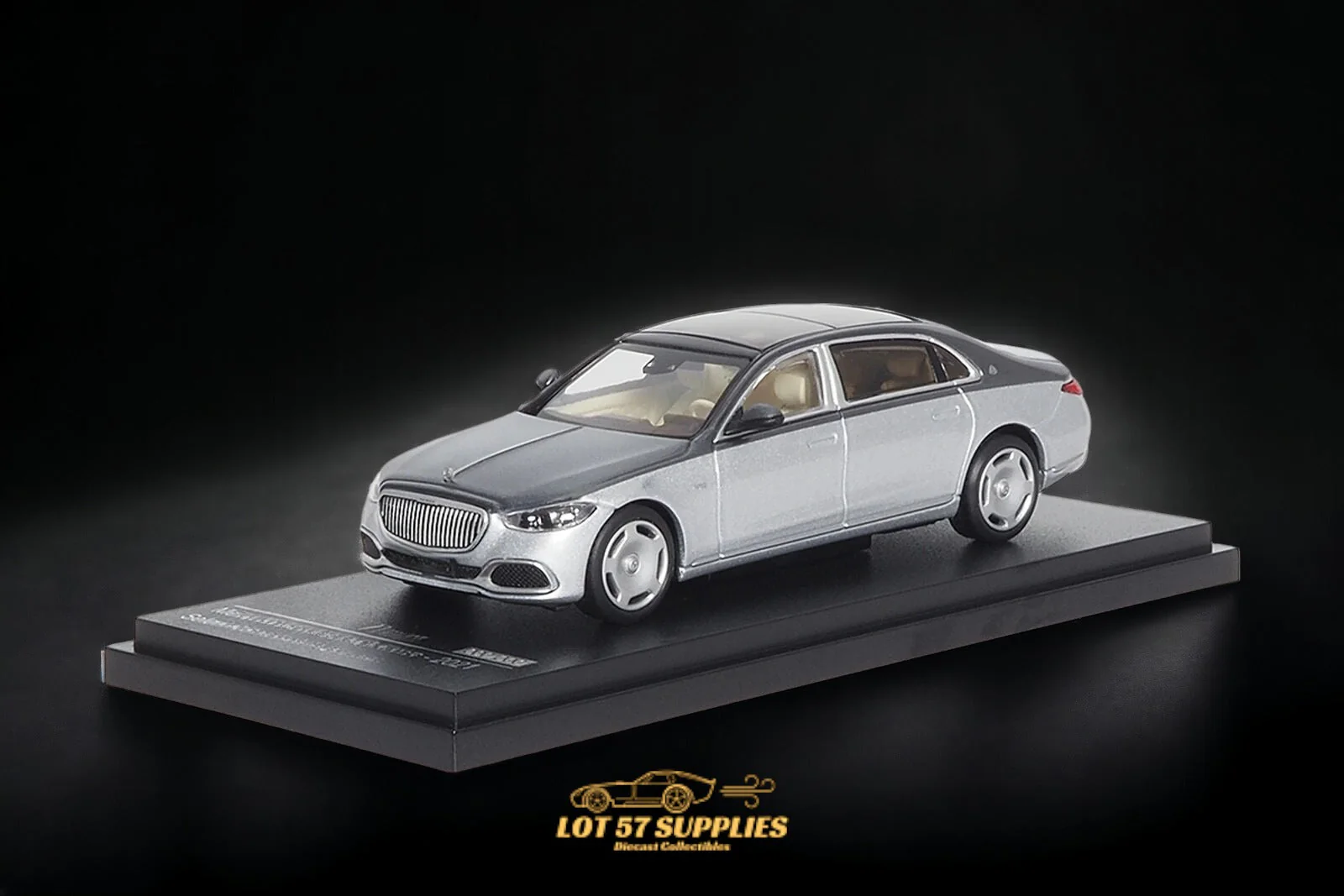 AR BOX Mercedes-Benz Maybach W223 Grey/Hightech Silver 1:64 - Image 2