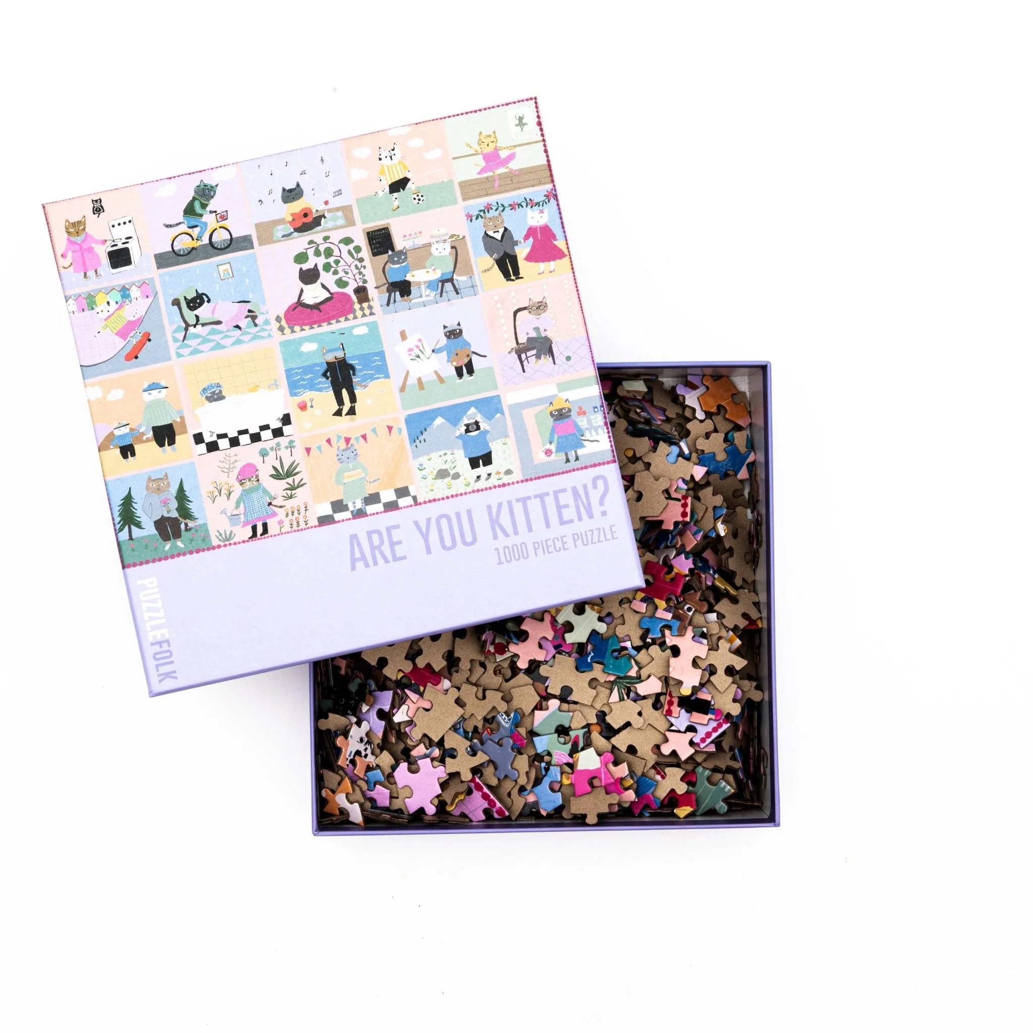 Are You Kitten? 1000-Piece Cat Puzzle by Puzzlefolk - Image 3