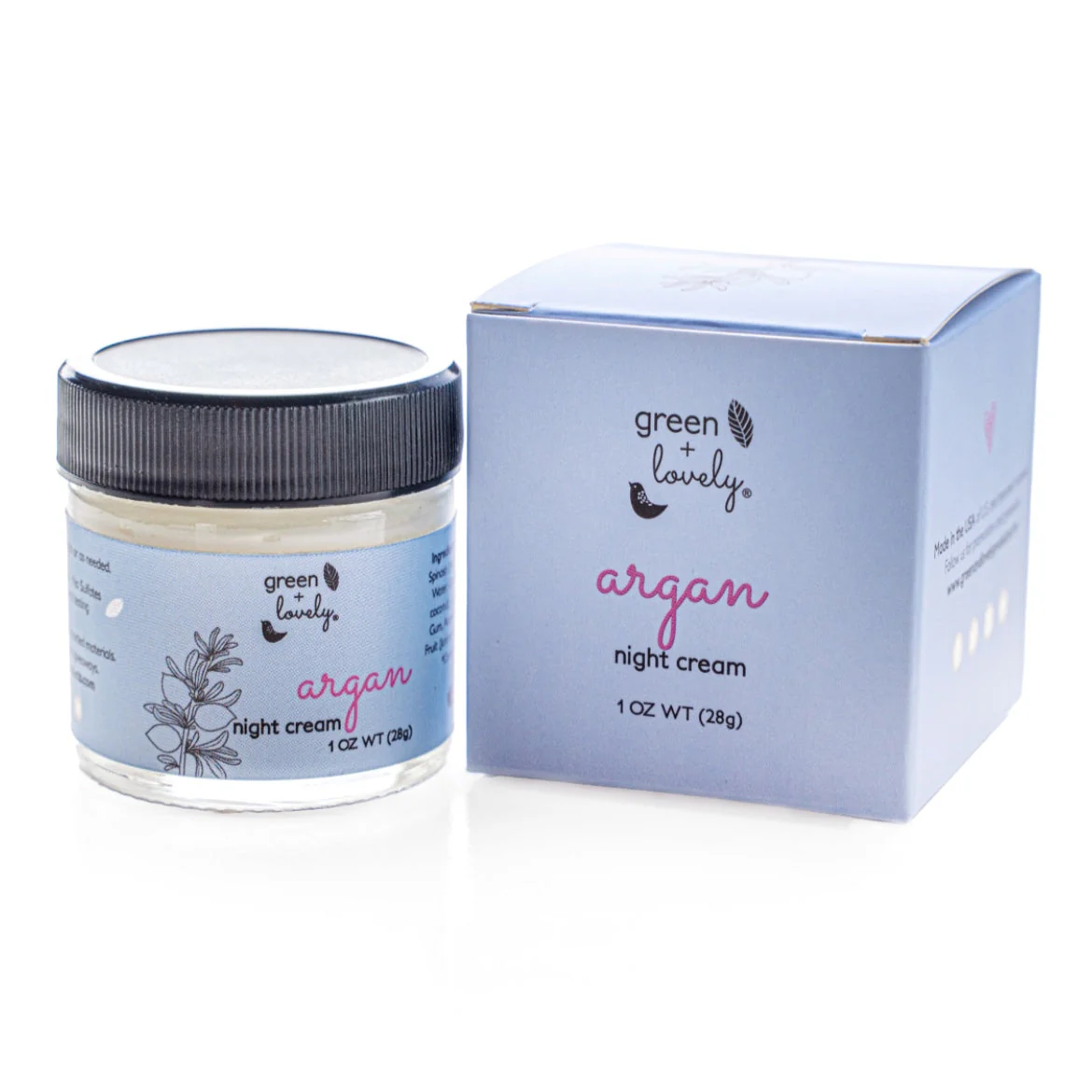 Argan Night Cream - Juniper Berry {glass} - Image 3