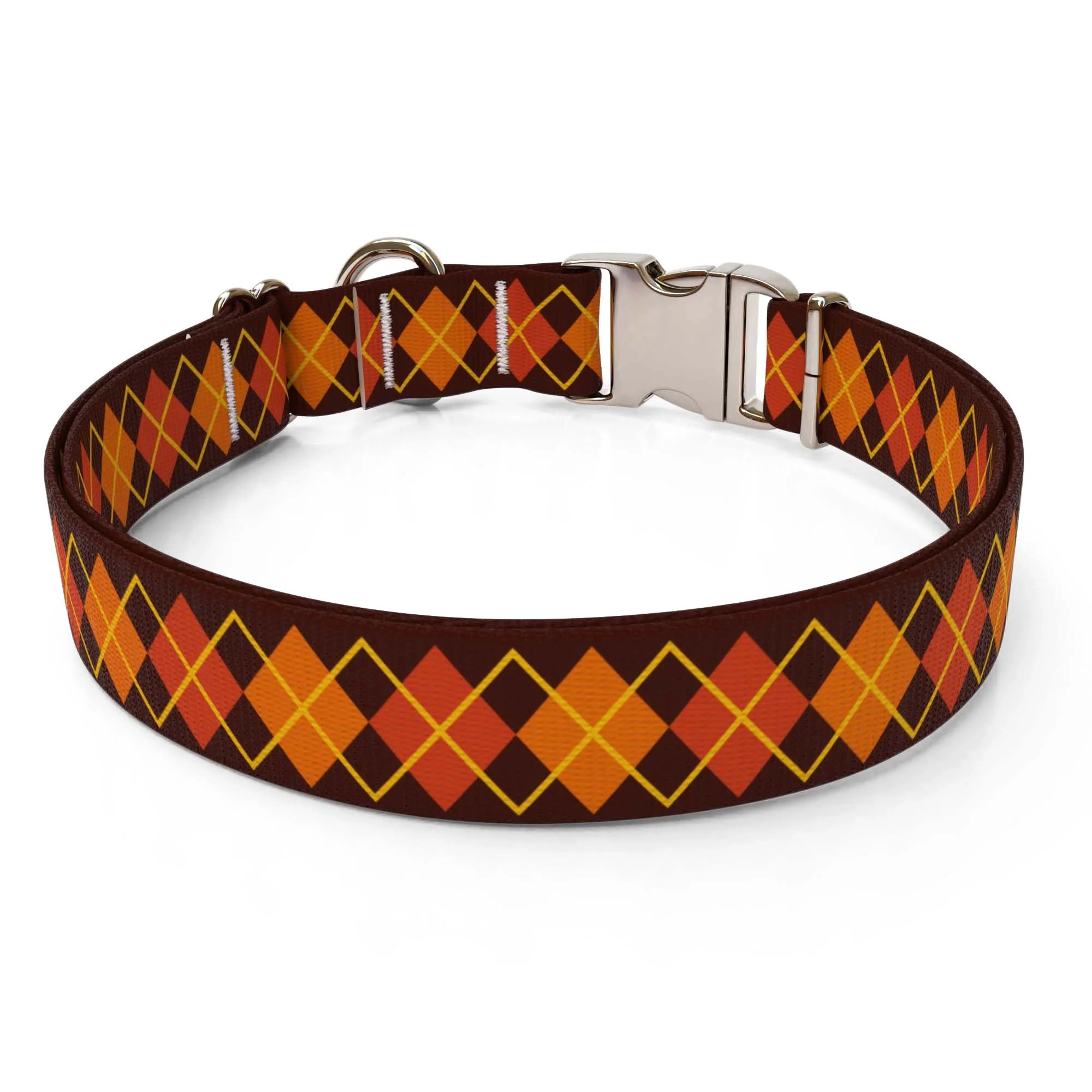 Argyle Fall Dog Collar - Image 2