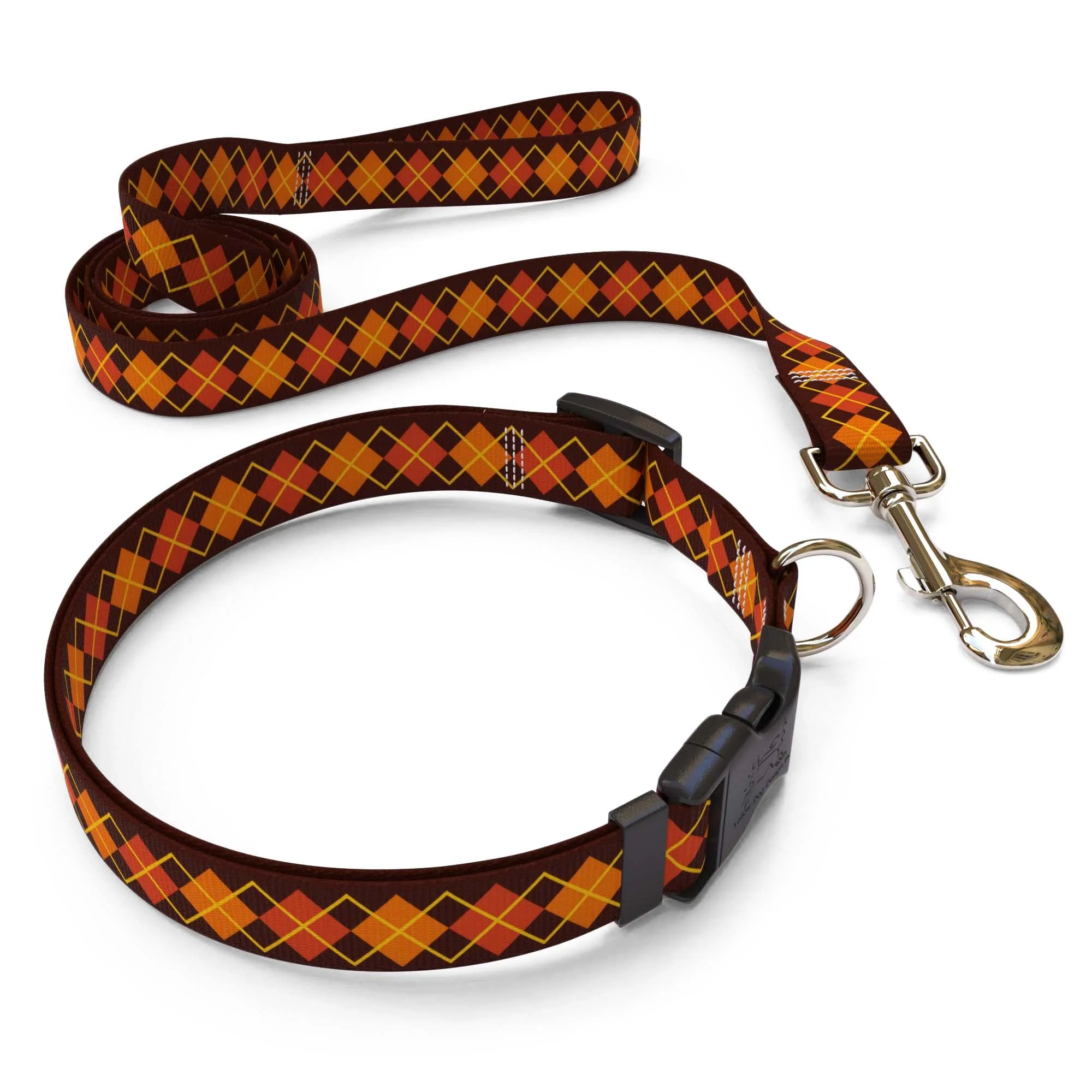 Argyle Fall Dog Collar - Image 4