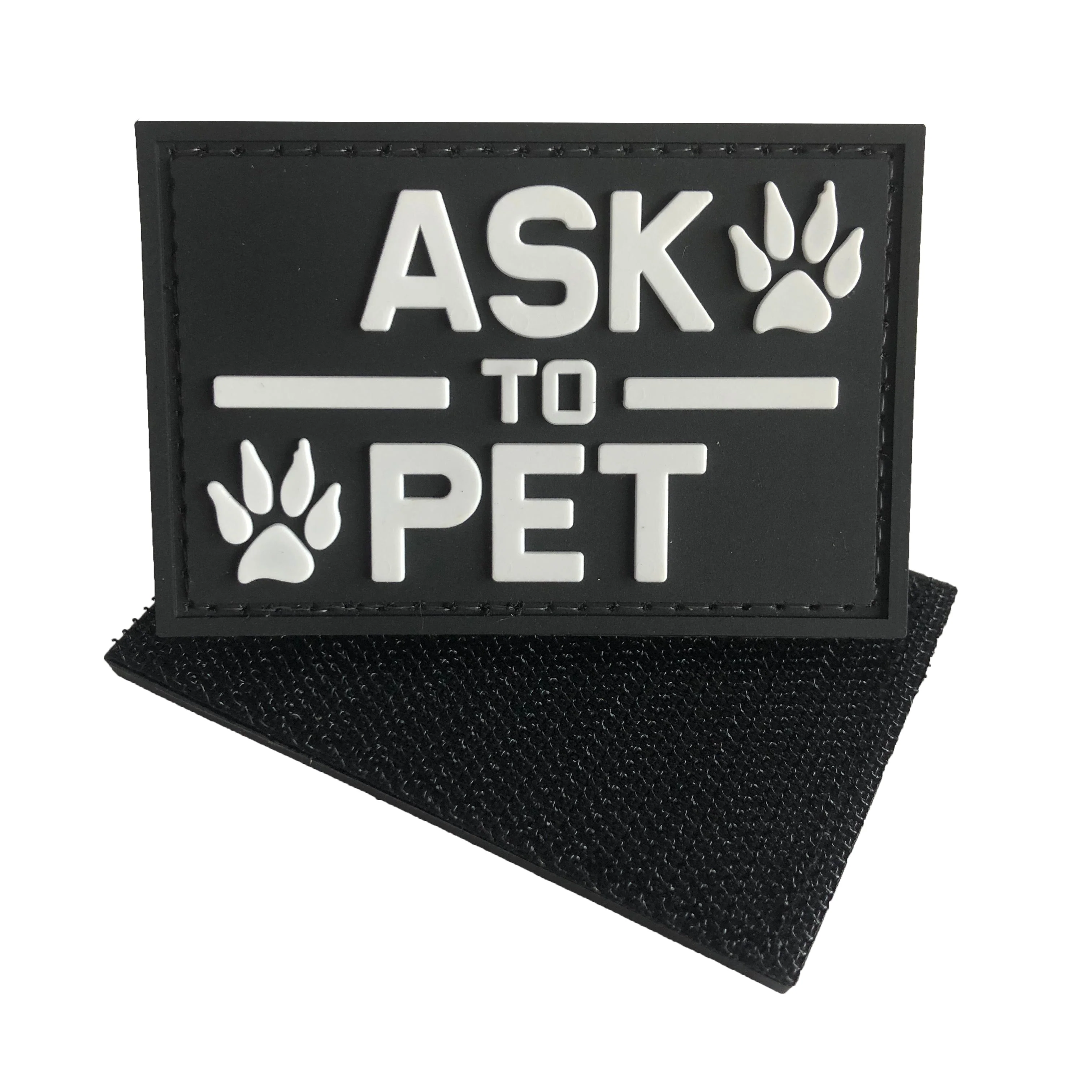'Ask To Pet' Patch (PVC) - Image 2