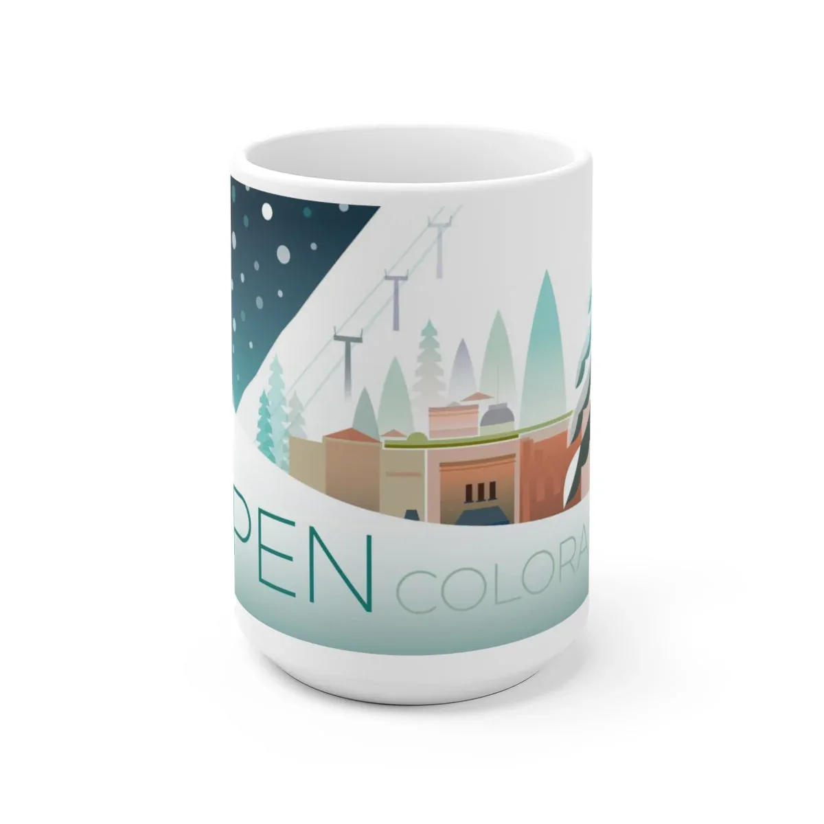 ASPEN 11 OZ OR 15 OZ CERAMIC MUG - Image 2