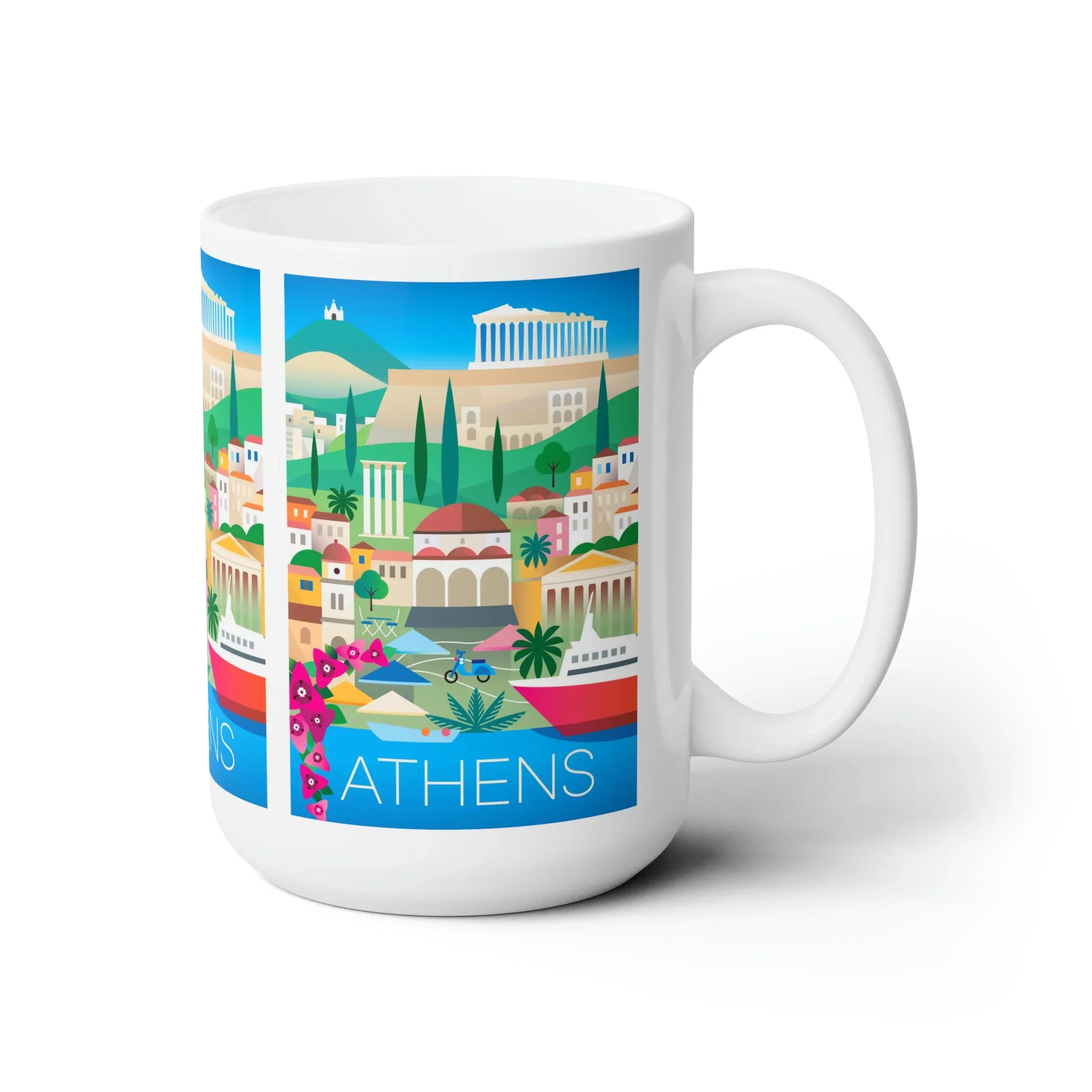 Athens Ceramic Mug 11oz or 15oz - Image 3