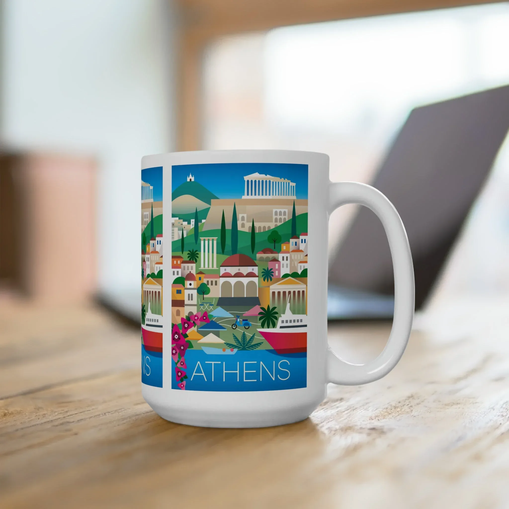 Athens Ceramic Mug 11oz or 15oz - Image 4