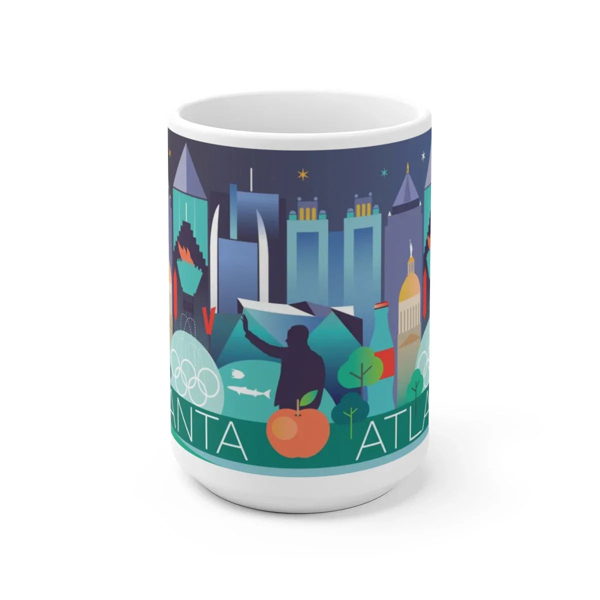 ATLANTA 11 OZ OR 15 OZ CERAMIC MUG - Image 2