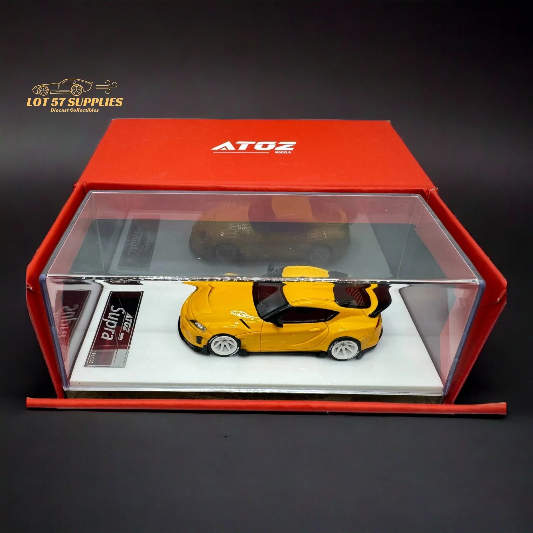 ATOZ Toyota Supra GR Yellow 1:64 - Image 2