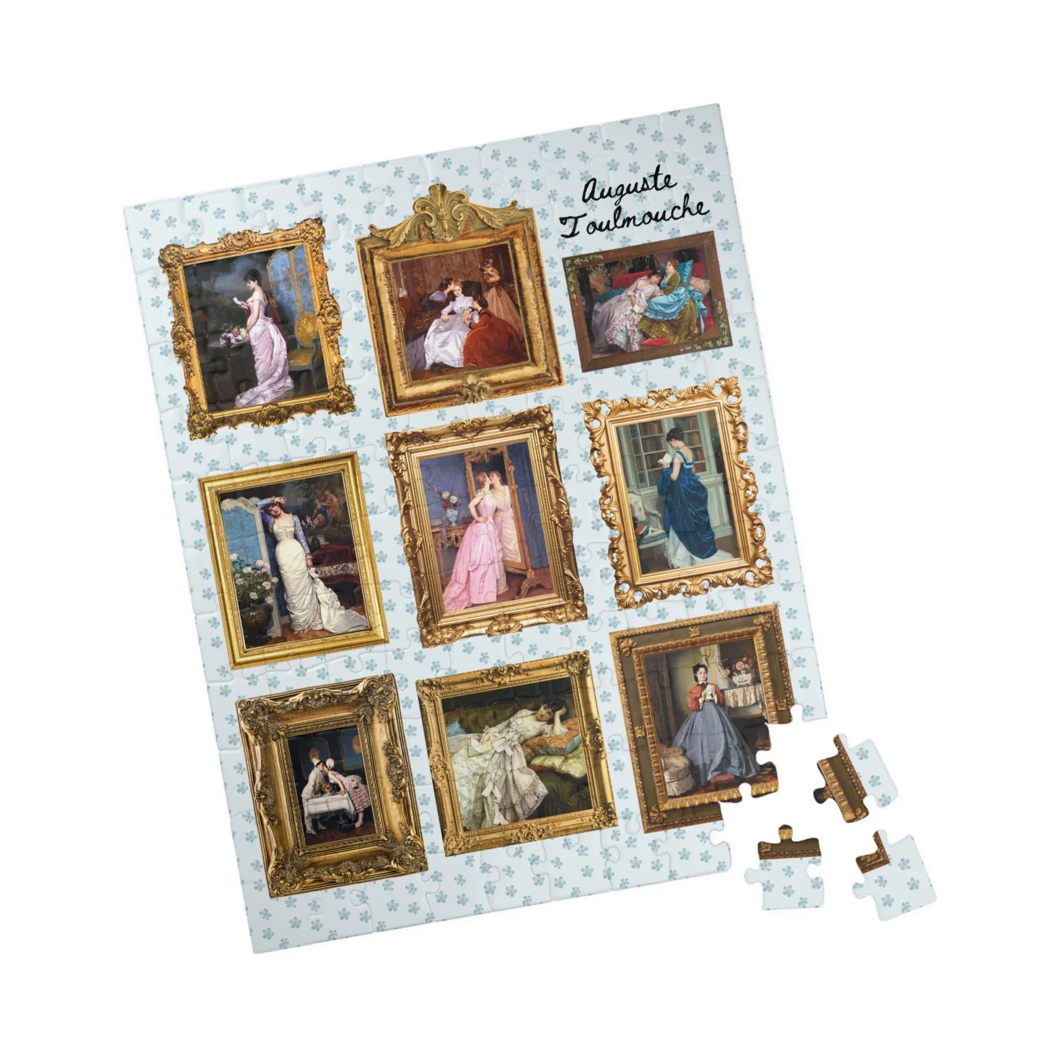 Auguste Toulmouche Paintings: Puzzle - Image 2