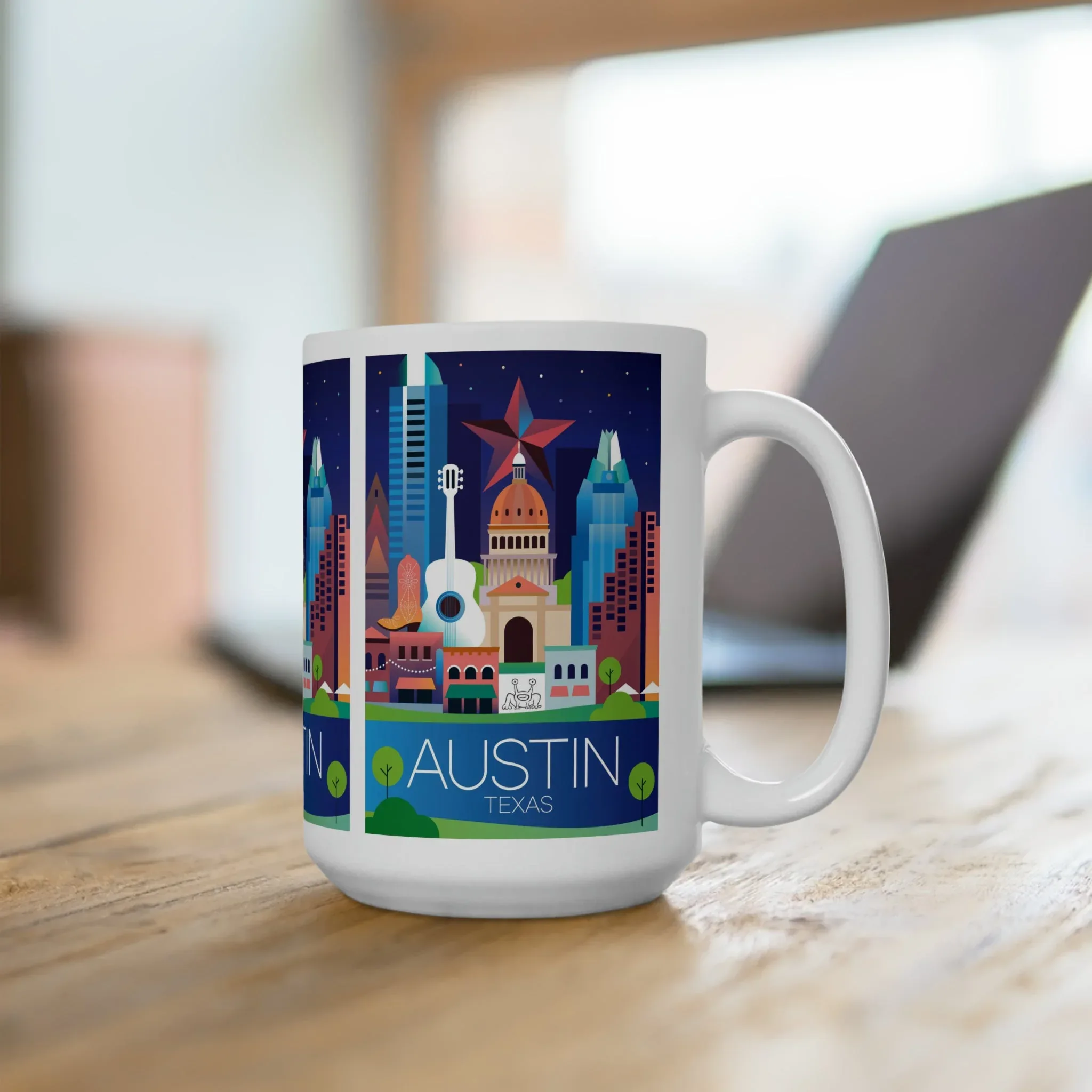 Austin Ceramic Mug 11oz or 15oz - Image 4