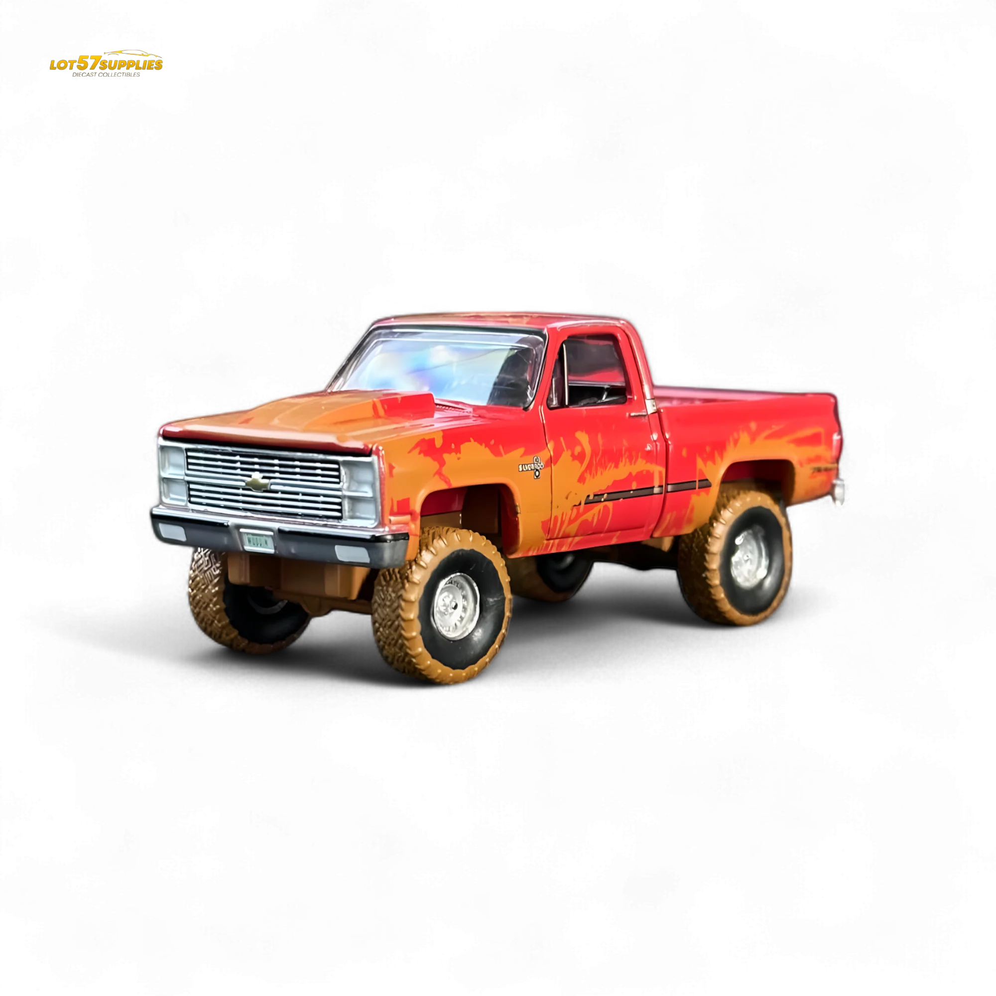 Auto World 1983 Chevrolet Silverado K10 Lifted 1:64 - Image 2