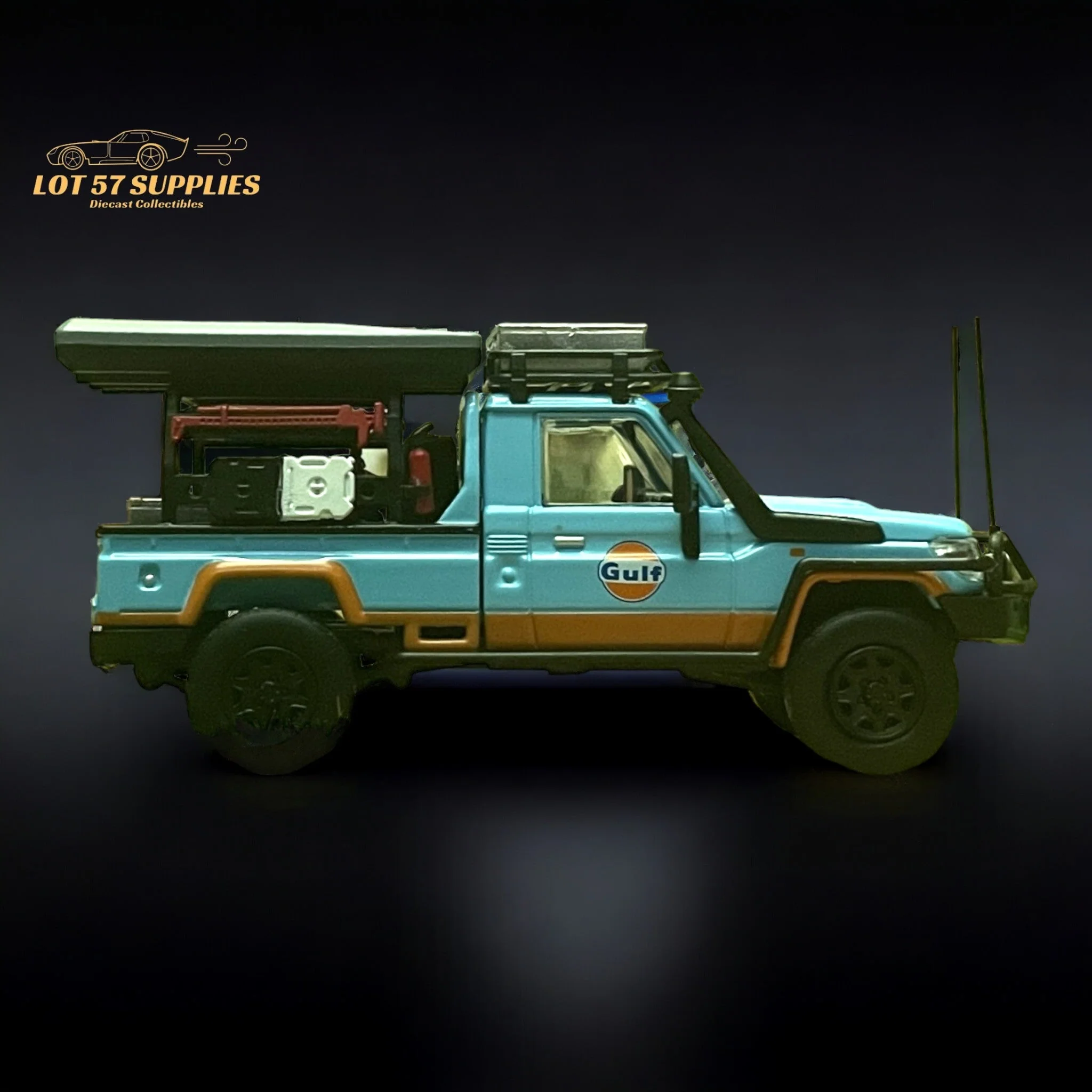 AutoBots Models Toyota Land Cruiser LC79 Gulf Livery 1:64 - Image 2