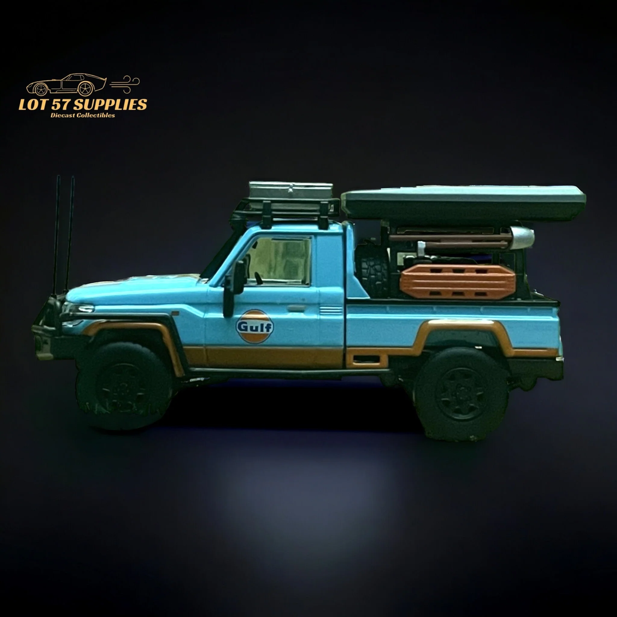 AutoBots Models Toyota Land Cruiser LC79 Gulf Livery 1:64 - Image 3
