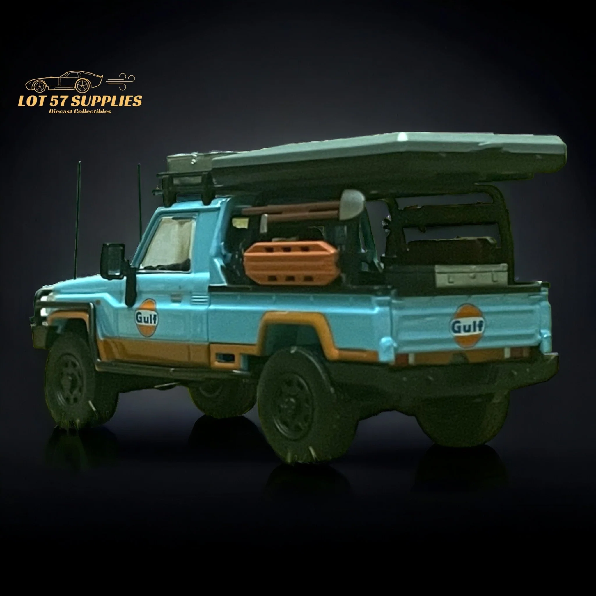 AutoBots Models Toyota Land Cruiser LC79 Gulf Livery 1:64 - Image 4