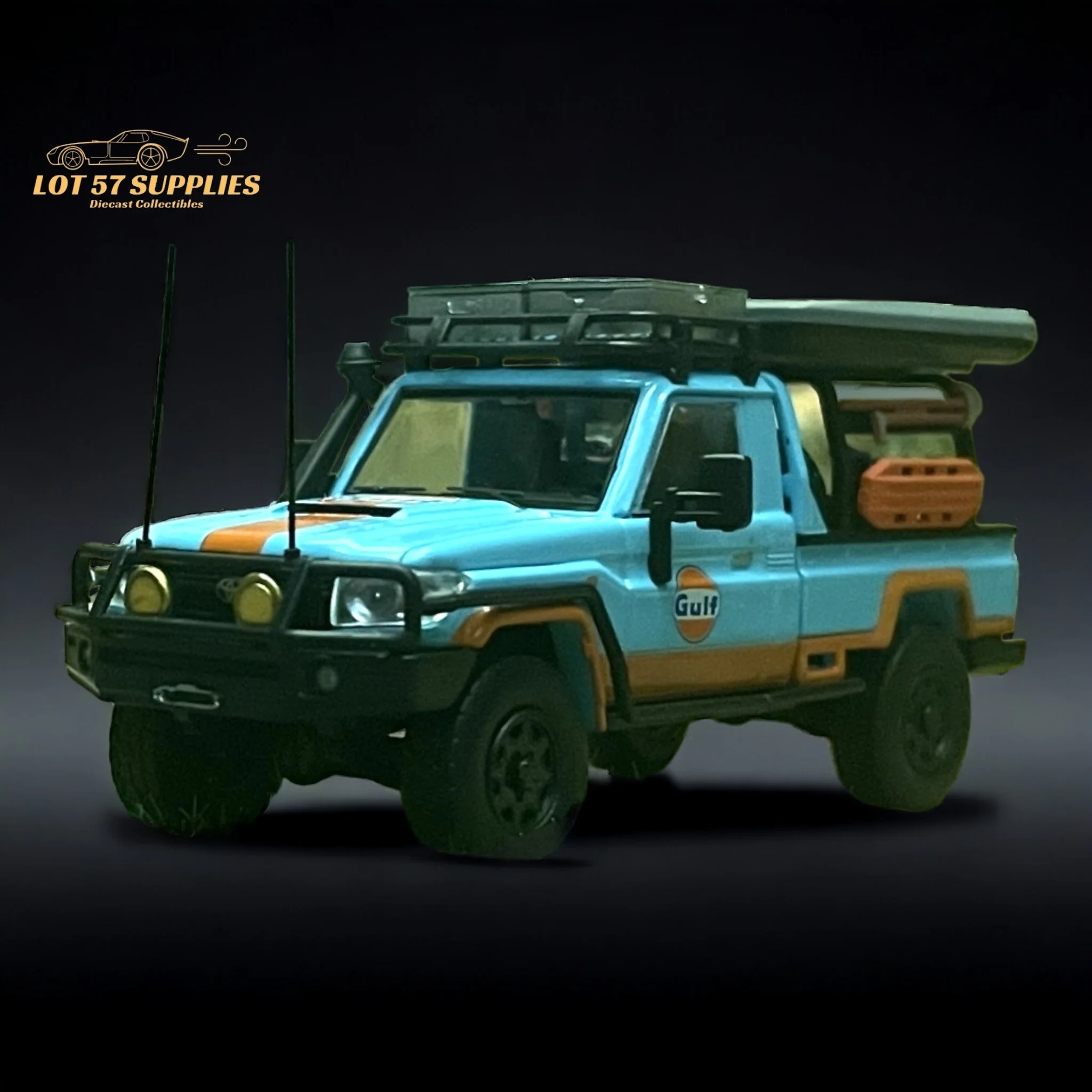 AutoBots Models Toyota Land Cruiser LC79 Gulf Livery 1:64 - Image 5