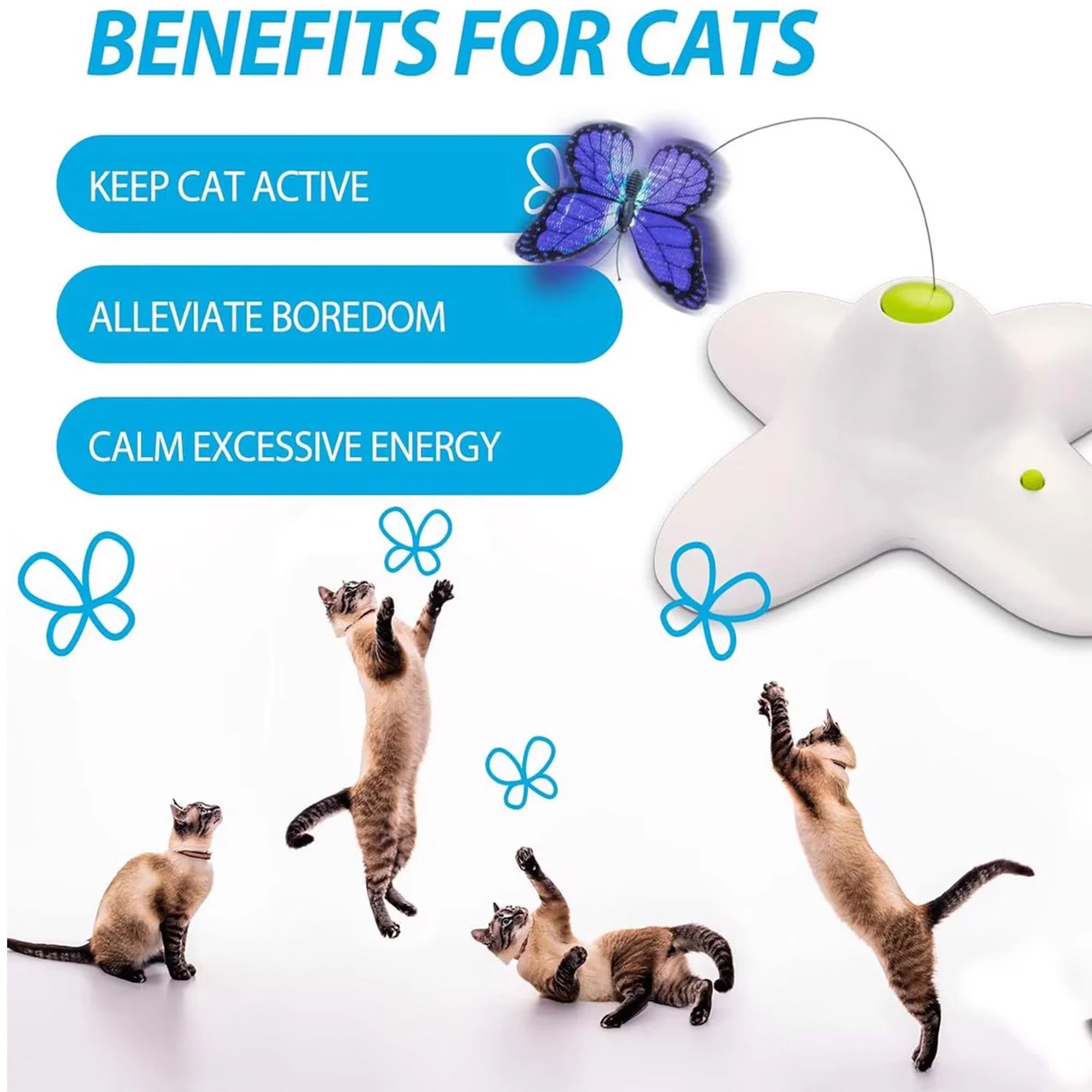 Automatic Butterfly Toy For Cat - Image 5