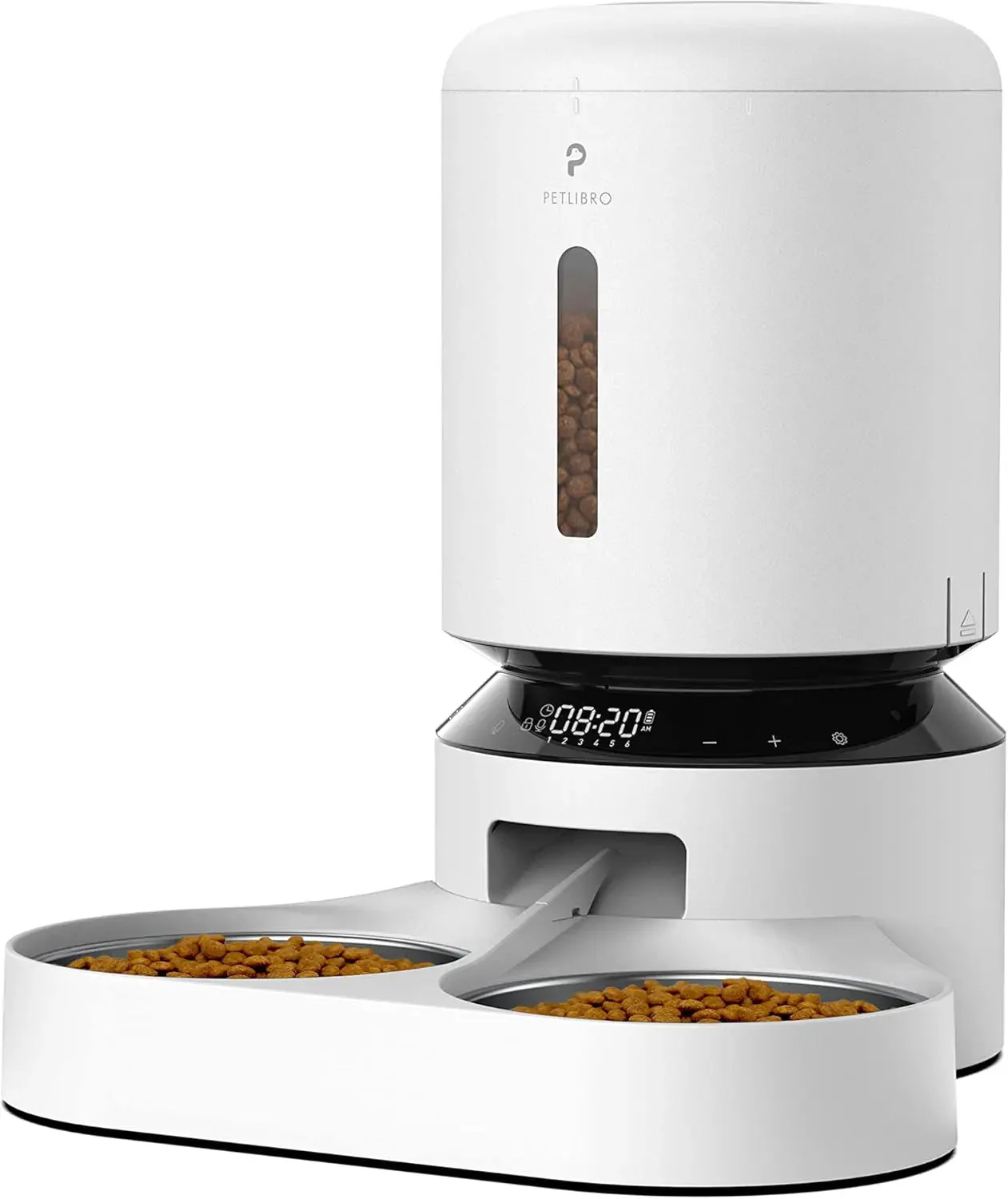 Automatic Cat Feeder with Timer, 6 Meals/Day, Freshness Lock & Low Food Sensor. Smart Dry Food Dispenser for Cats & Dogs - Image 9