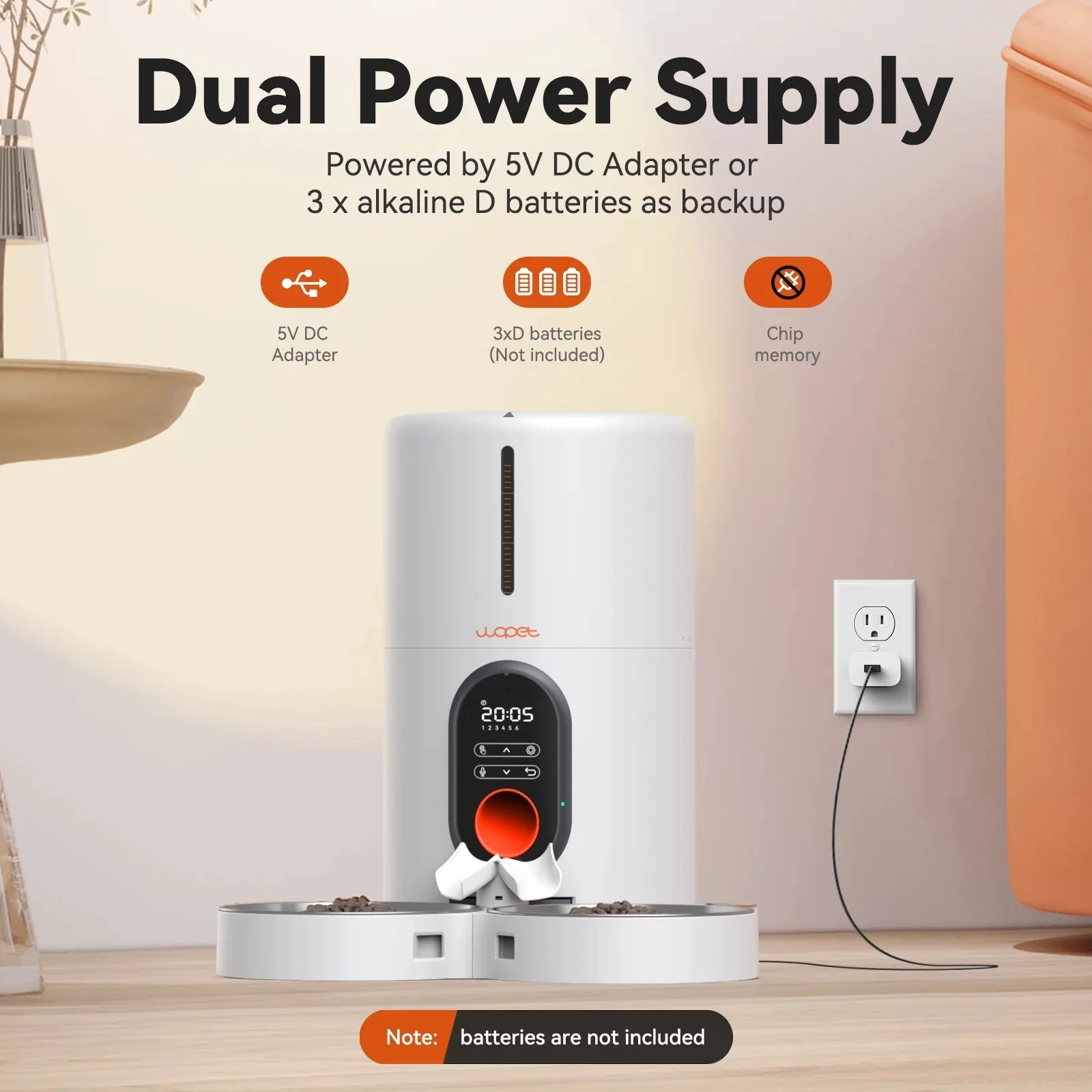 Automatic Cat Feeders for 2 Cats and Dogs - Image 3
