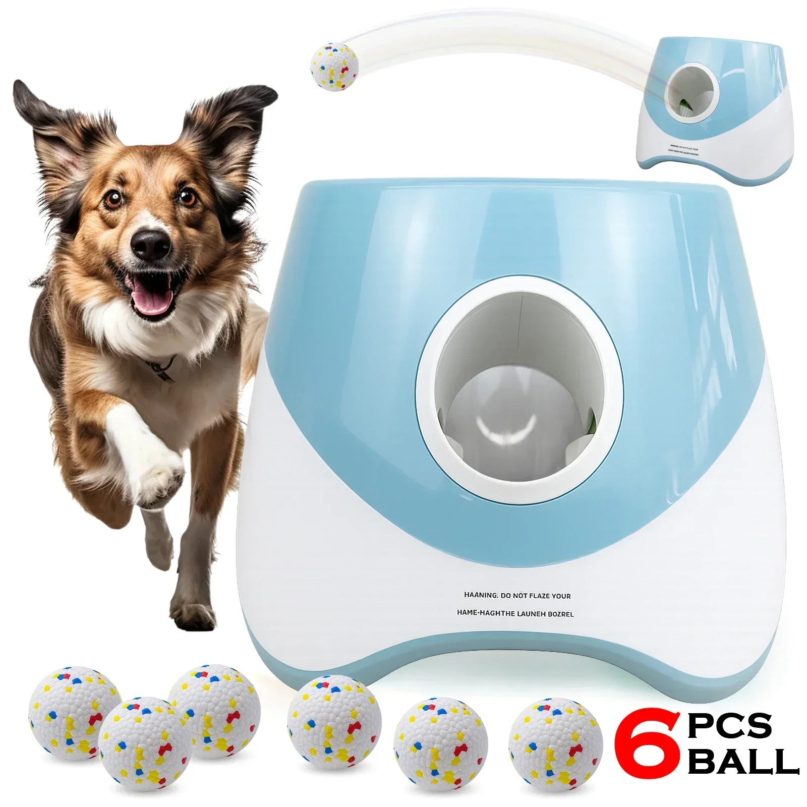Automatic Dog Tennis Ball Launcher – Rechargeable Interactive Ball Throwing Machine for Small & Medium Dogs - Image 6