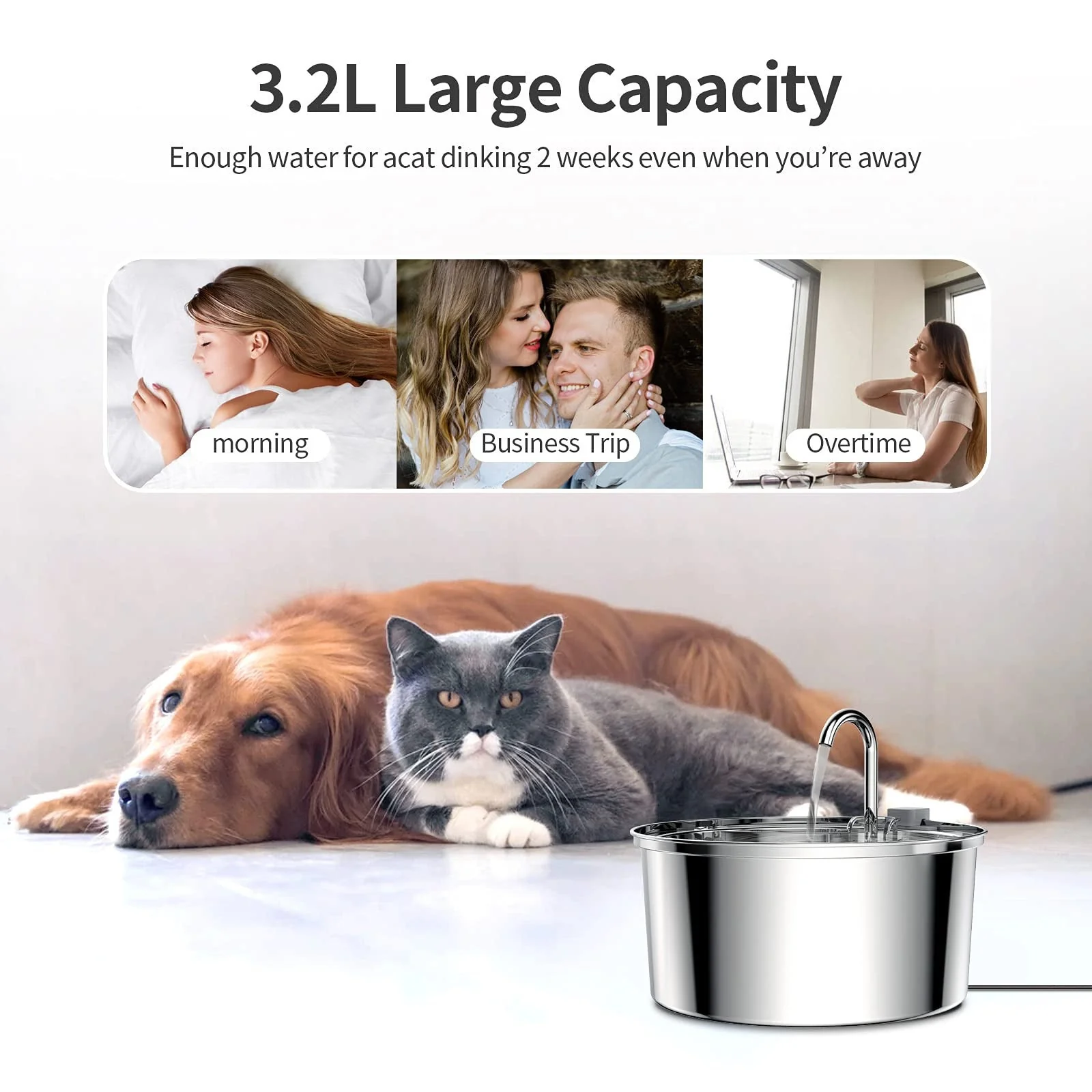 Automatic Pet Drinking Water Fountain - Image 4