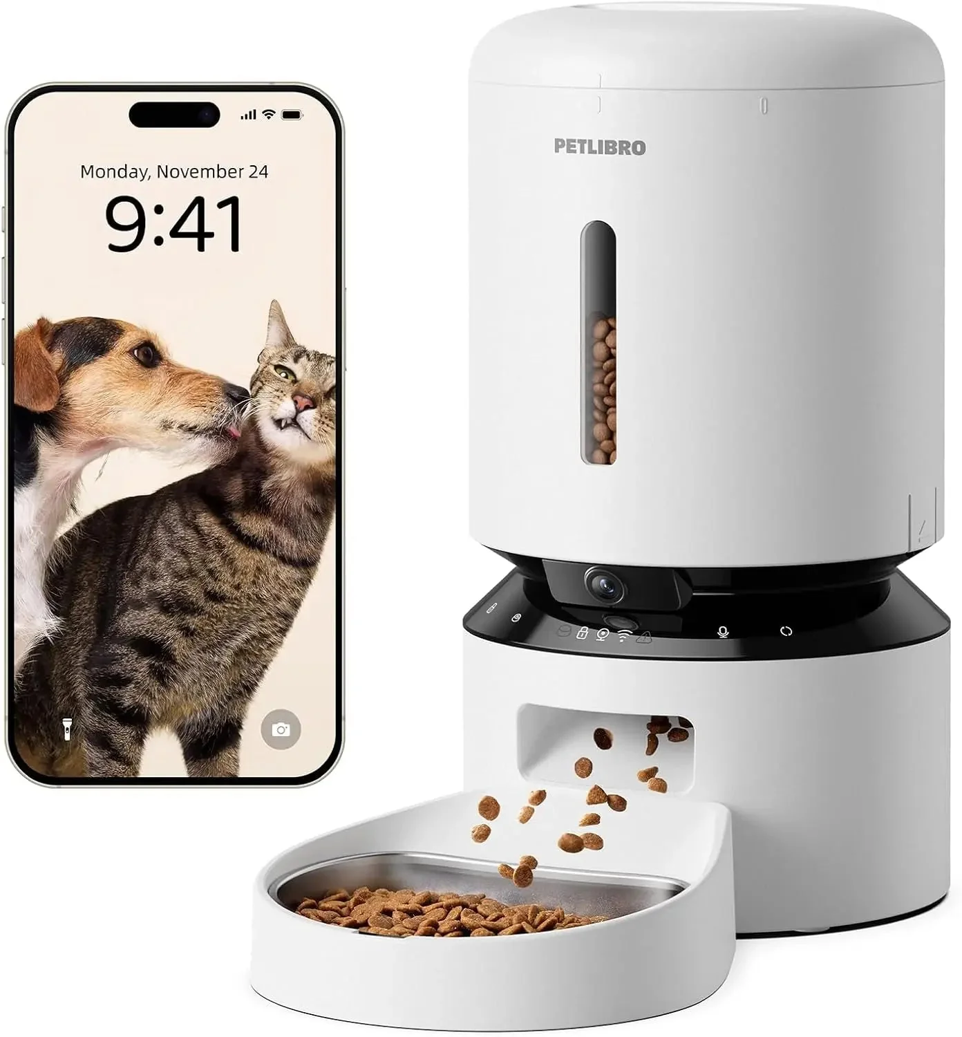 Automatic Pet Feeder 3L/5L with Camera, Timed Portions, Voice Call, Dual Power - Image 12