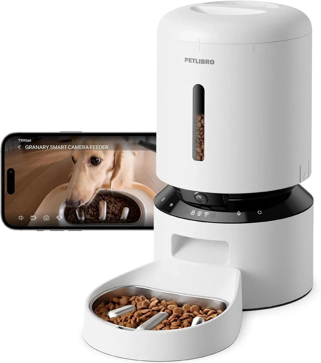 Automatic Pet Feeder 3L/5L with Camera, Timed Portions, Voice Call, Dual Power - Image 13